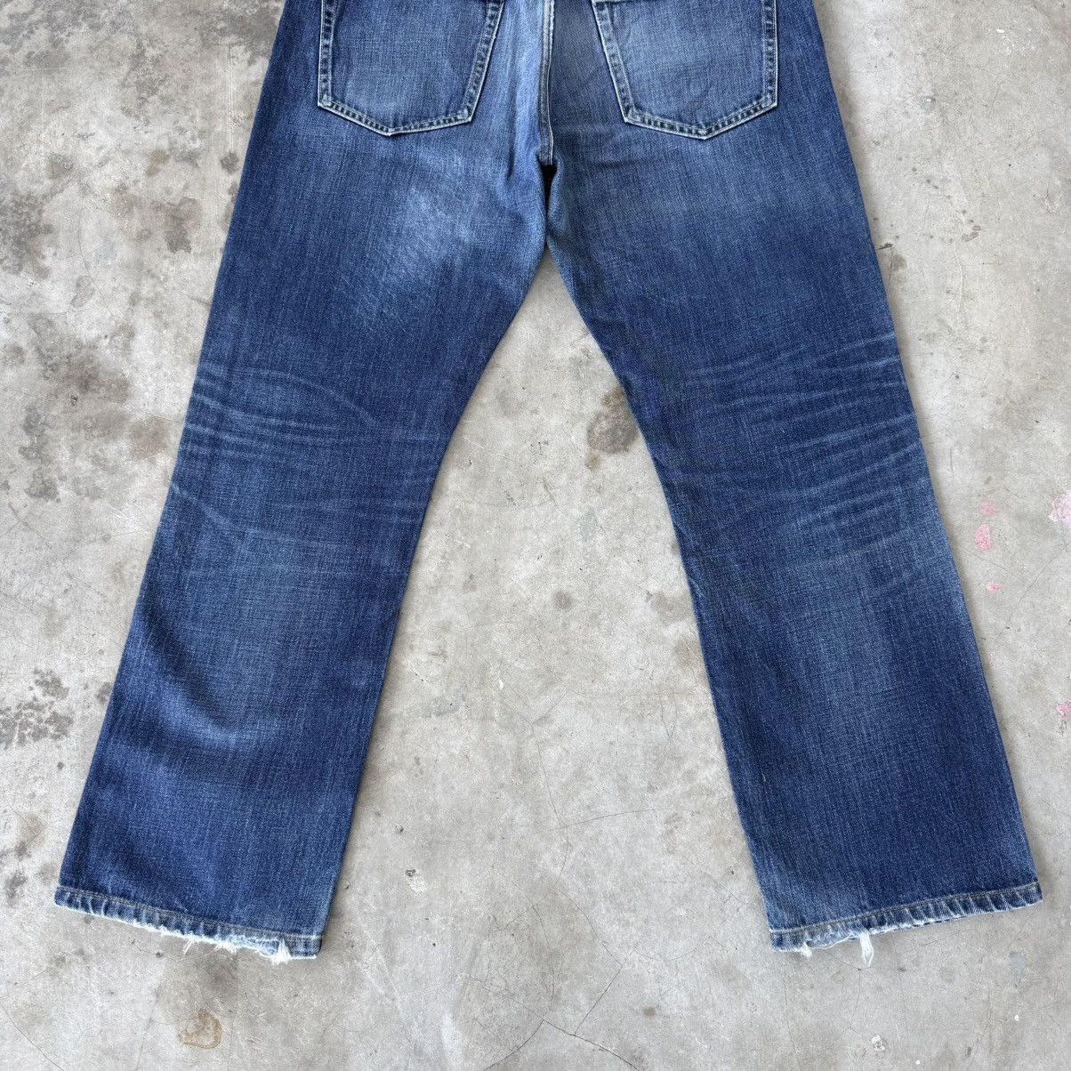 Japanese Brand W35 Vintage Japanese Brand Faded Blue Denim Jean Pants Size US 35 - 10 Thumbnail
