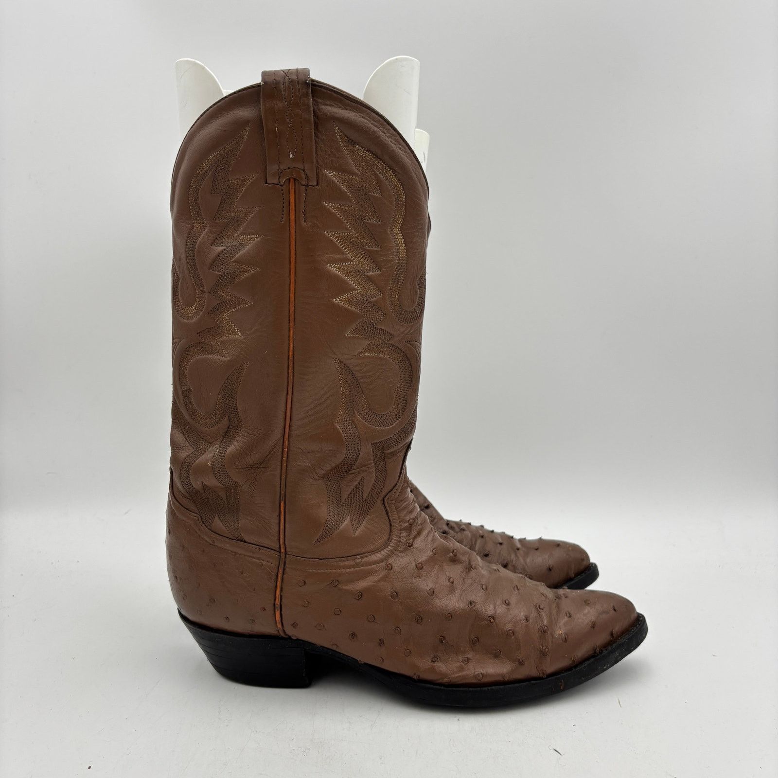 Tony Lama Tony Lama 8241 Full Quill Ostrich Leather Boots Men's 9.5 EE Size US 9.5 / EU 42-43 - 3 Thumbnail
