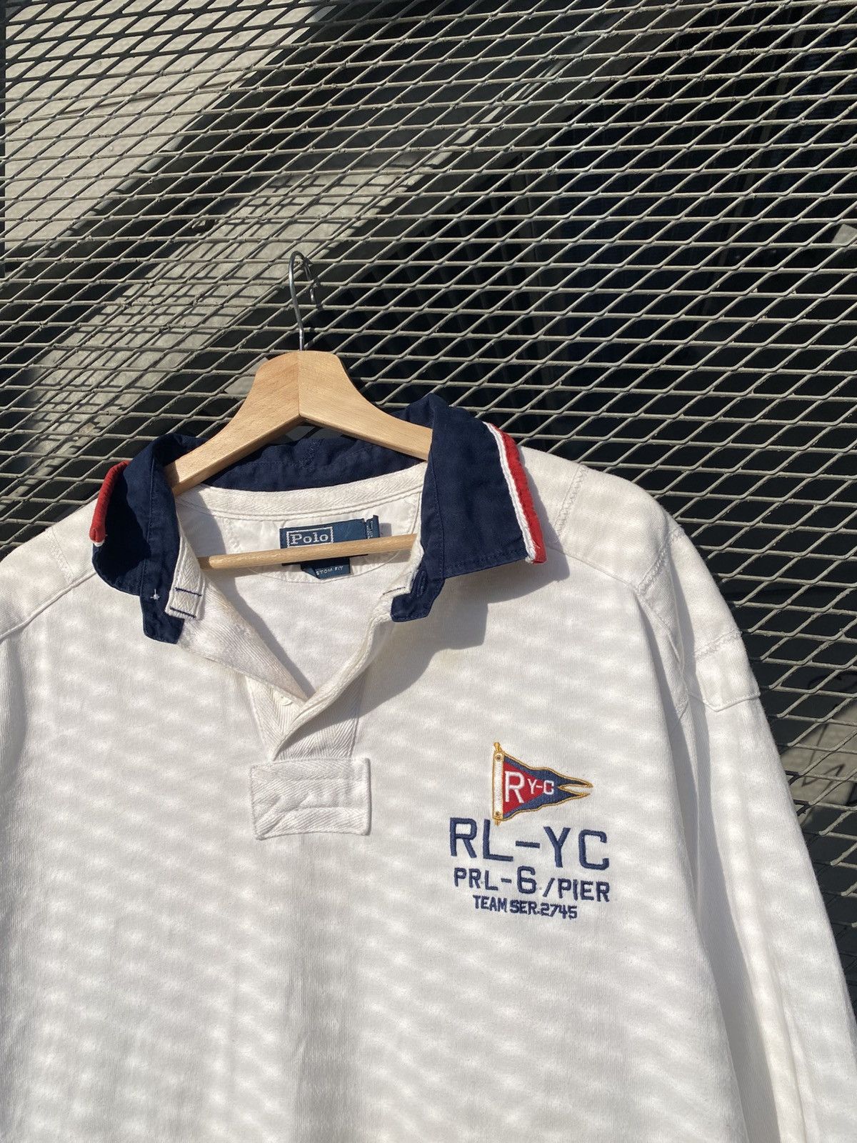 Polo Ralph Lauren Vintage Polo Ralph Lauren Back Logo Rugby Longsleeve Size US XXL / EU 58 / 5 - 3 Thumbnail