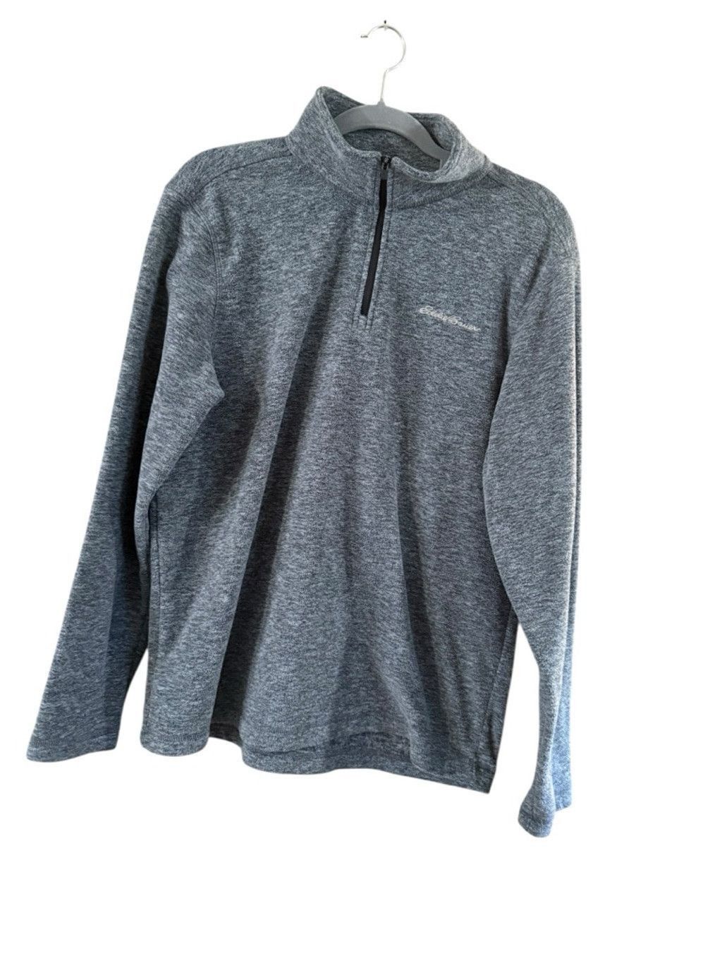 Eddie Bauer Women's Eddie Bauer Gray 1/4 Zip Fleece Sweatshirt L Size L / US 10 / IT 46 - 7 Thumbnail