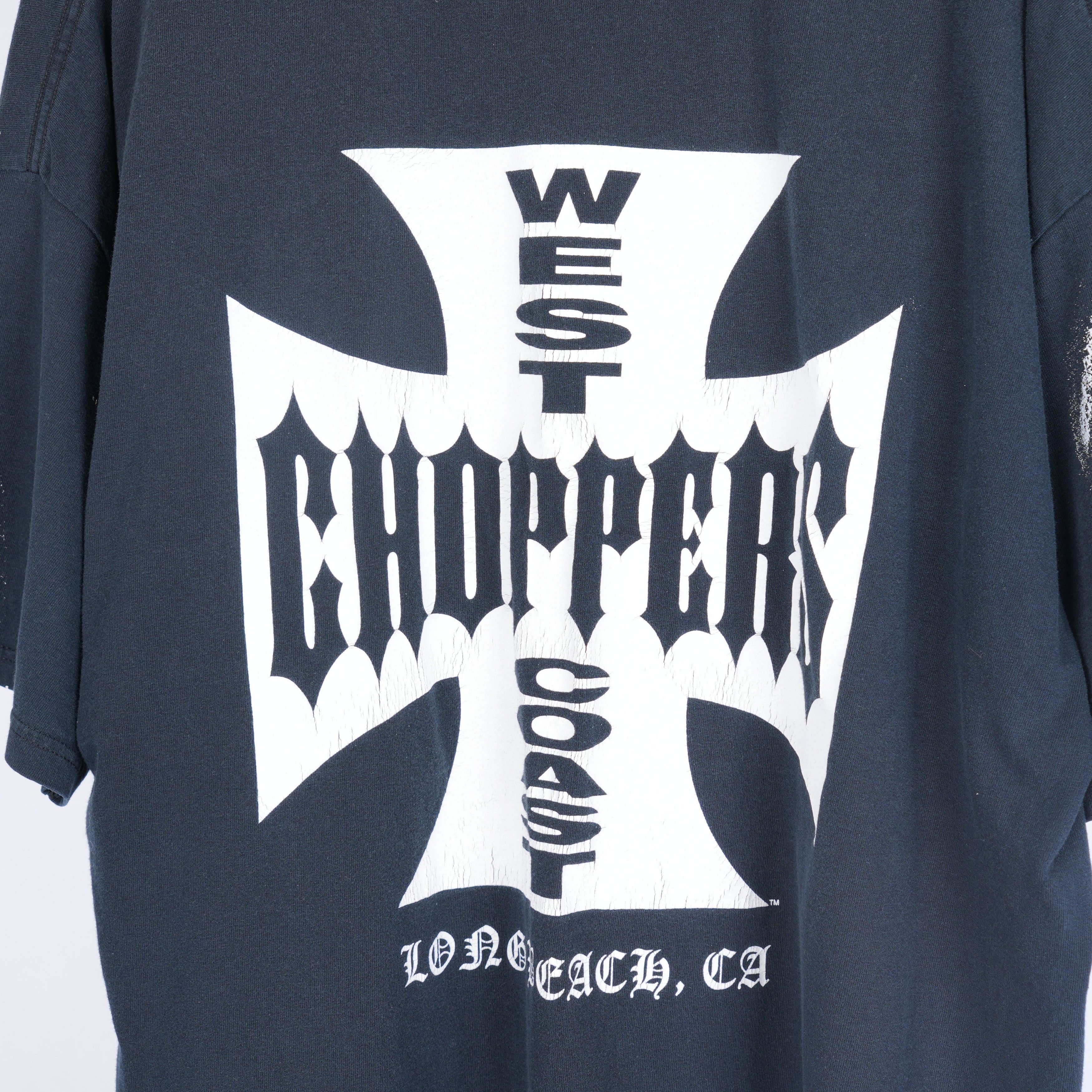 Vintage VINTAGE WEST COAST CHOPPERS LOGO PAINT SPLATTER TEE Size US XXL / EU 58 / 5 - 5 Thumbnail