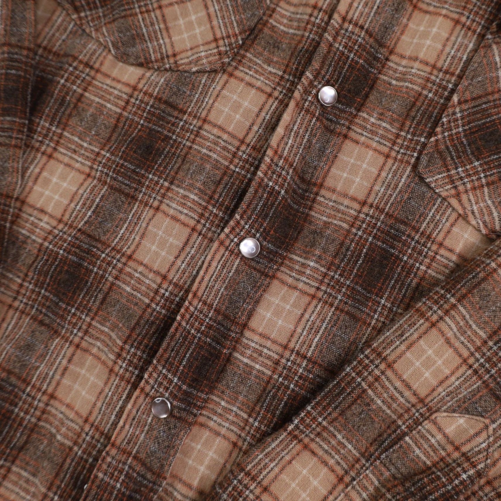 Pendleton VINTAGE Pendleton Mens Shirt Western Wool Pearl Snap Long Sleeve M Brown Men Size US M / EU 48-50 / 2 - 6 Thumbnail