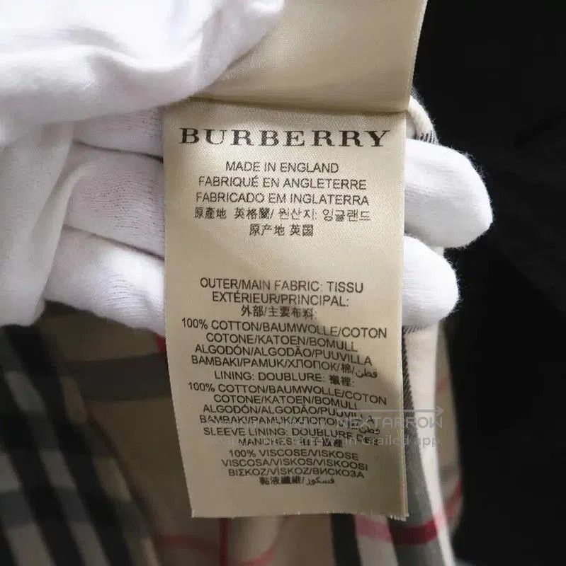 Burberry Burberry Black Cotton Men's Trench Coat. Size US S / EU 44-46 / 1 - 7 Thumbnail