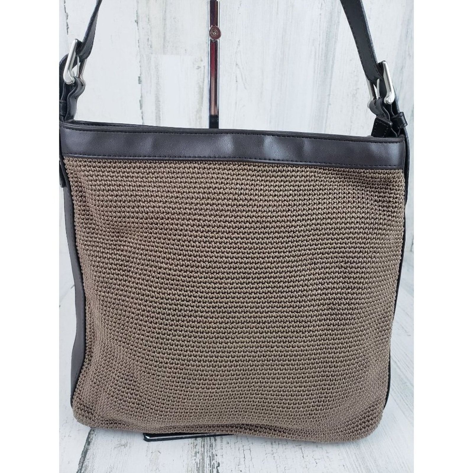 The Sak The Sak Elliot Lucca Brown Crochet Shoulder Bag Purse Size ONE SIZE - 5 Thumbnail