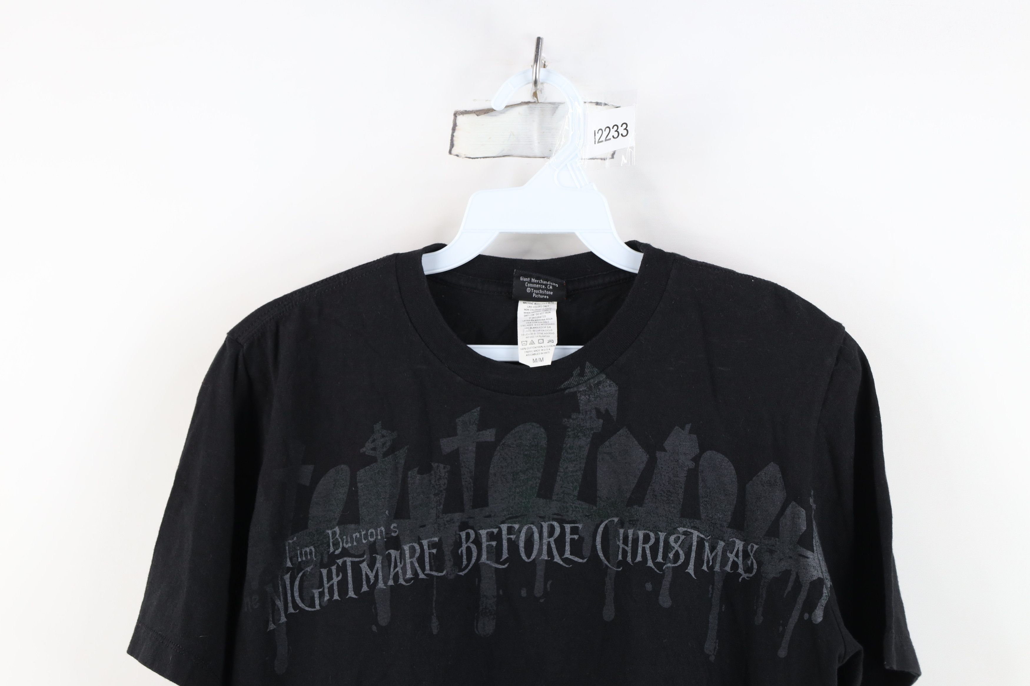Vintage Vintage Tim Burtons The Nightmare Before Christmas T-Shirt Size US M / EU 48-50 / 2 - 2 Thumbnail