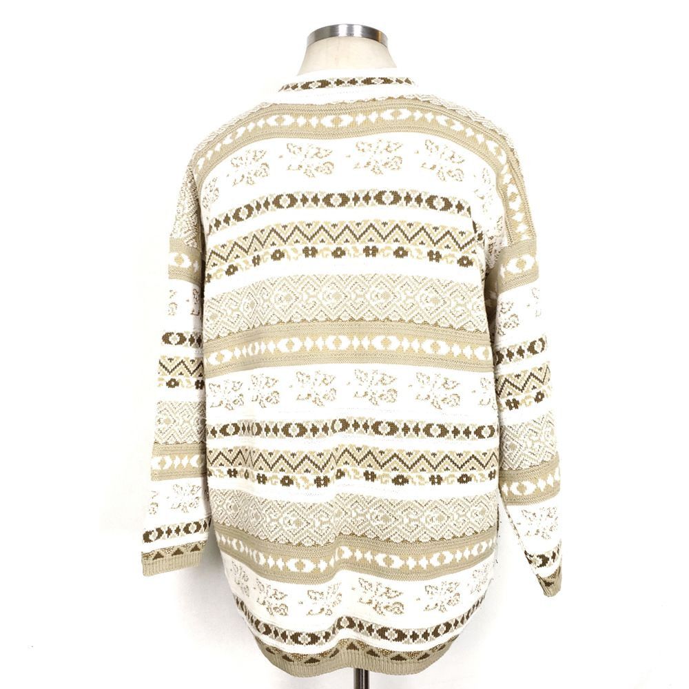 Other Vintage Comfy Neutral Grandma Sweater Ski Winter XL-XXL Size XL / US 12-14 / IT 48-50 - 6 Thumbnail
