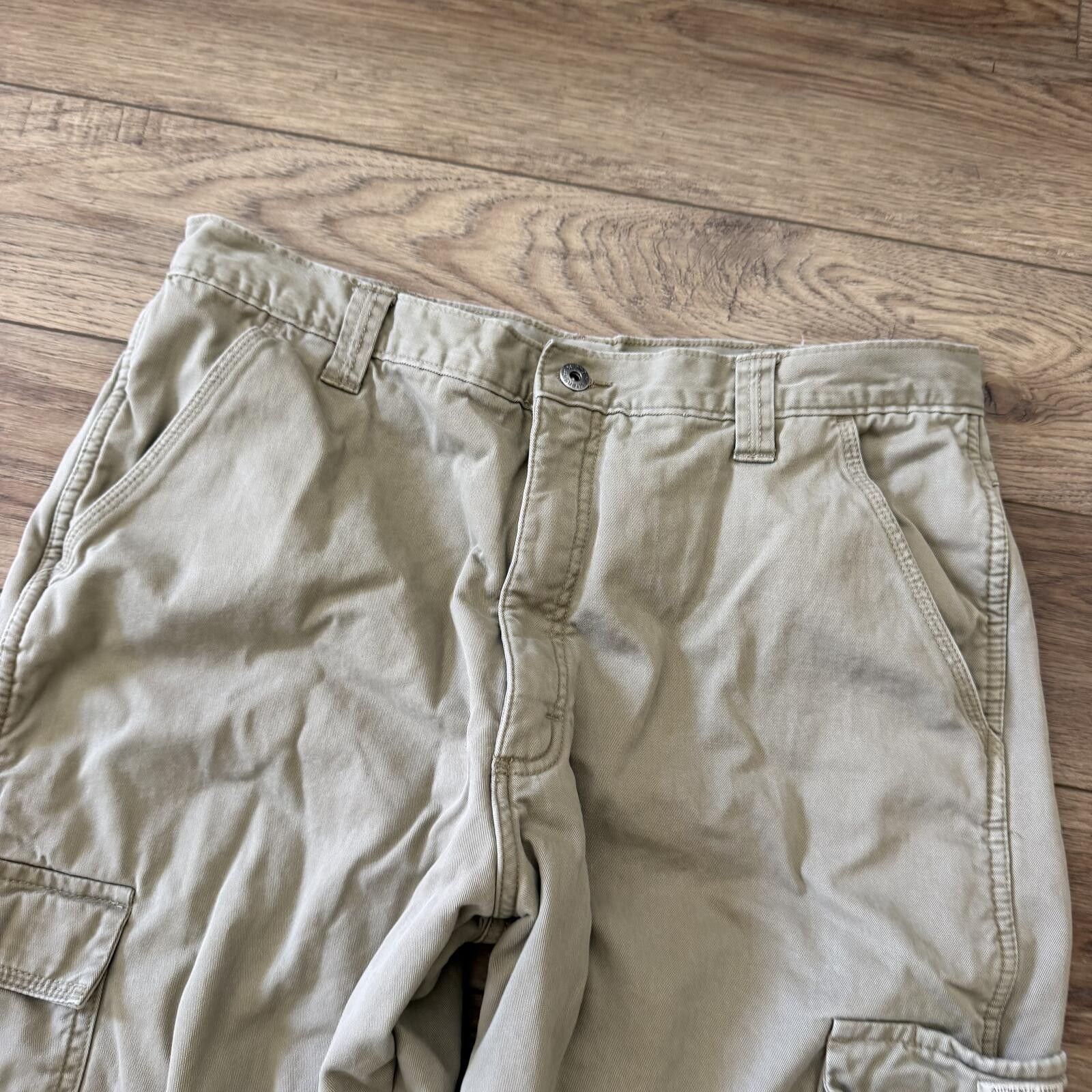 Wrangler Vintage Y2K 90s Wrangler Cargo Fleece Lined Pants Size US 34 / EU 50 - 12 Thumbnail