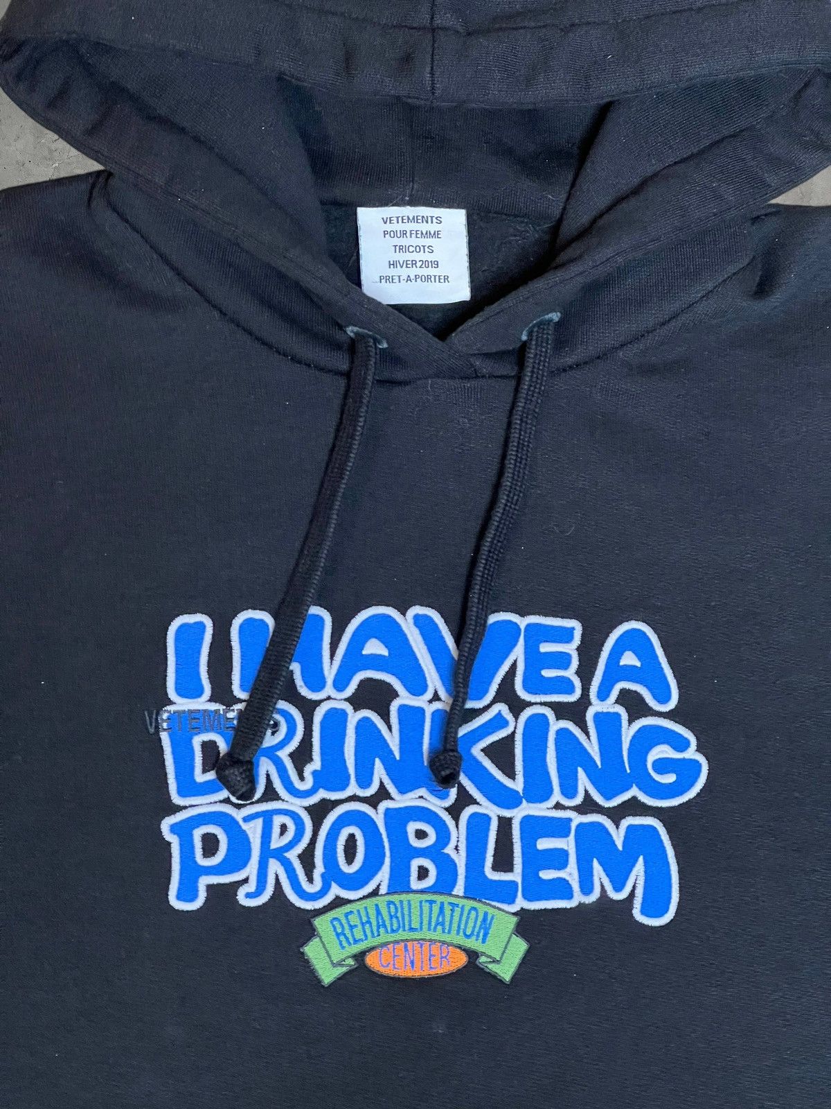 Vetements Vetements “I Have A Drinking Problem” “FUCK” Hoodie Size US XS / EU 42 / 0 - 6 Thumbnail