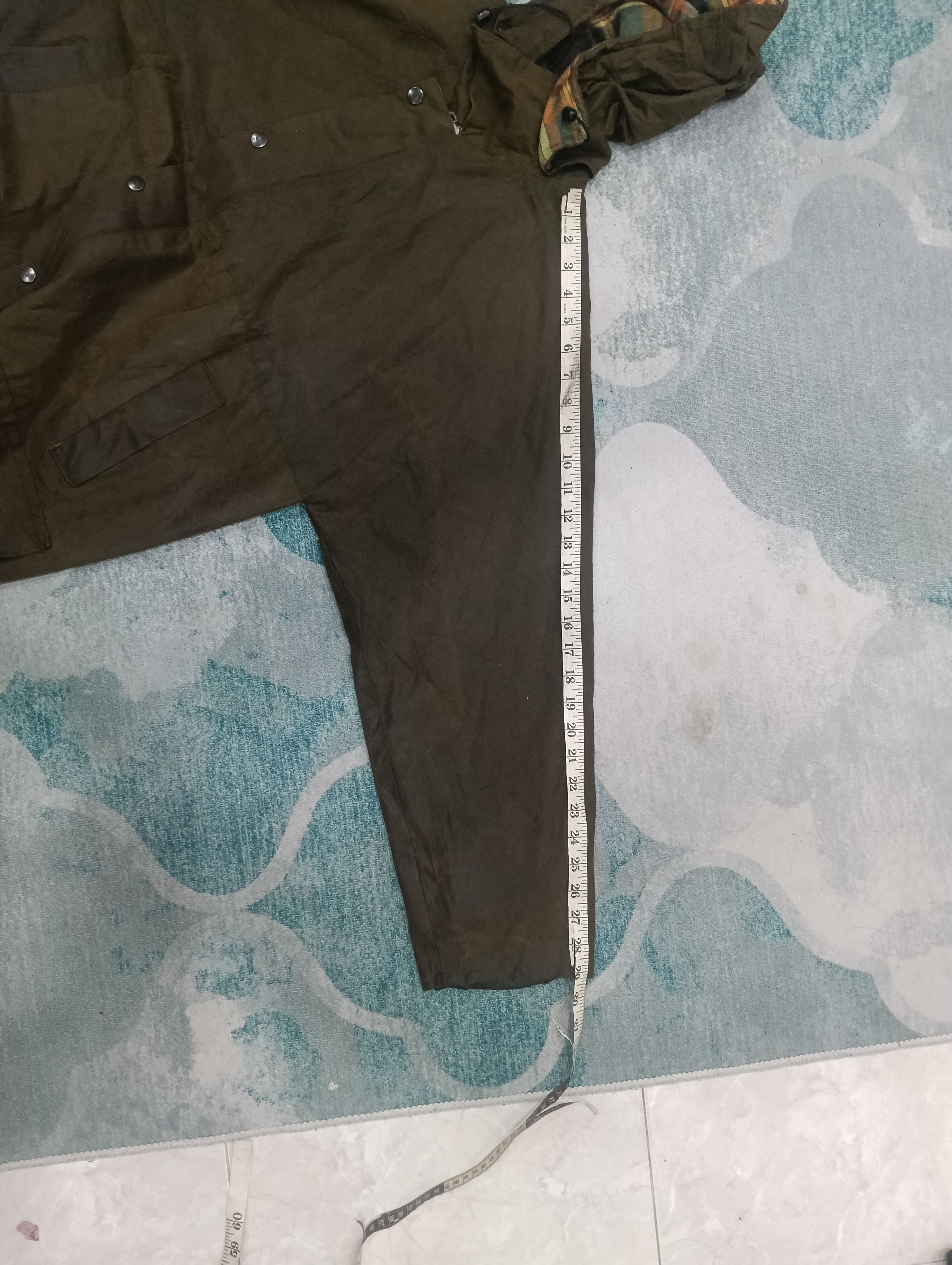 Vintage Vintage Raf British Army Wax Jacket Like Barbours Size US L / EU 52-54 / 3 - 15 Thumbnail