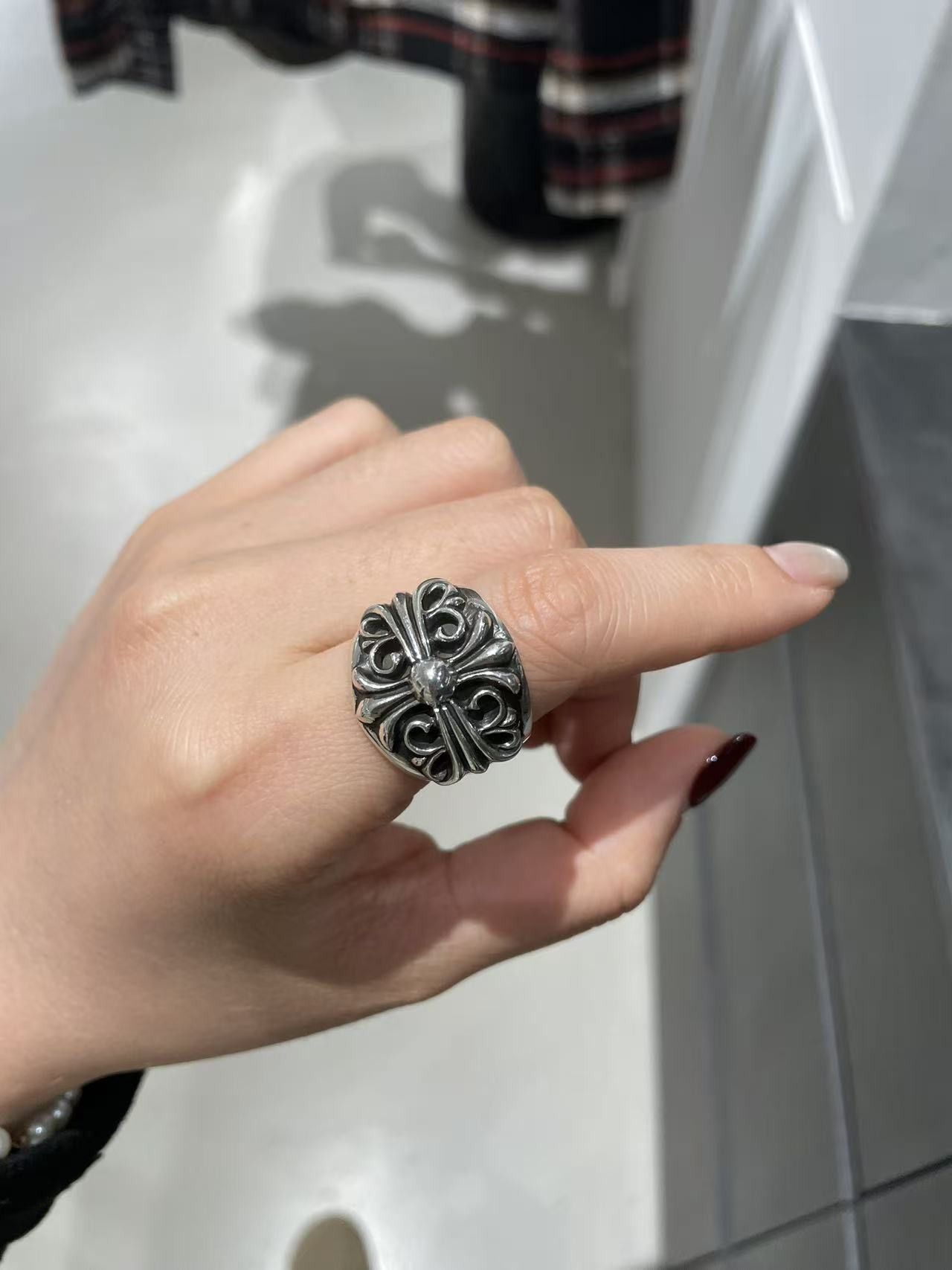 Chrome Hearts Chrome Hearts Silver Keeper Ring Size ONE SIZE - 7 Thumbnail
