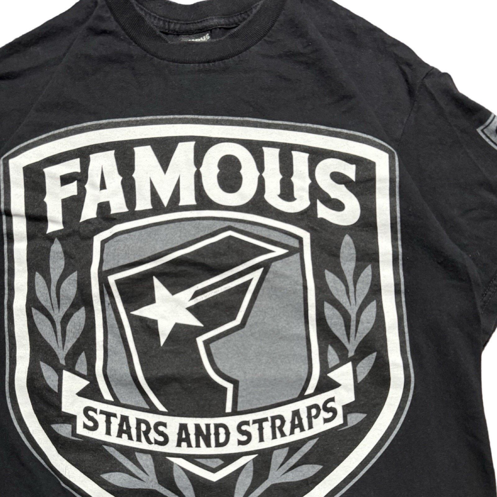 Famous Stars And Straps Famous Stars And Straps Men’s Black T Shirt Size Medium Y2K Size US M / EU 48-50 / 2 - 2 Thumbnail