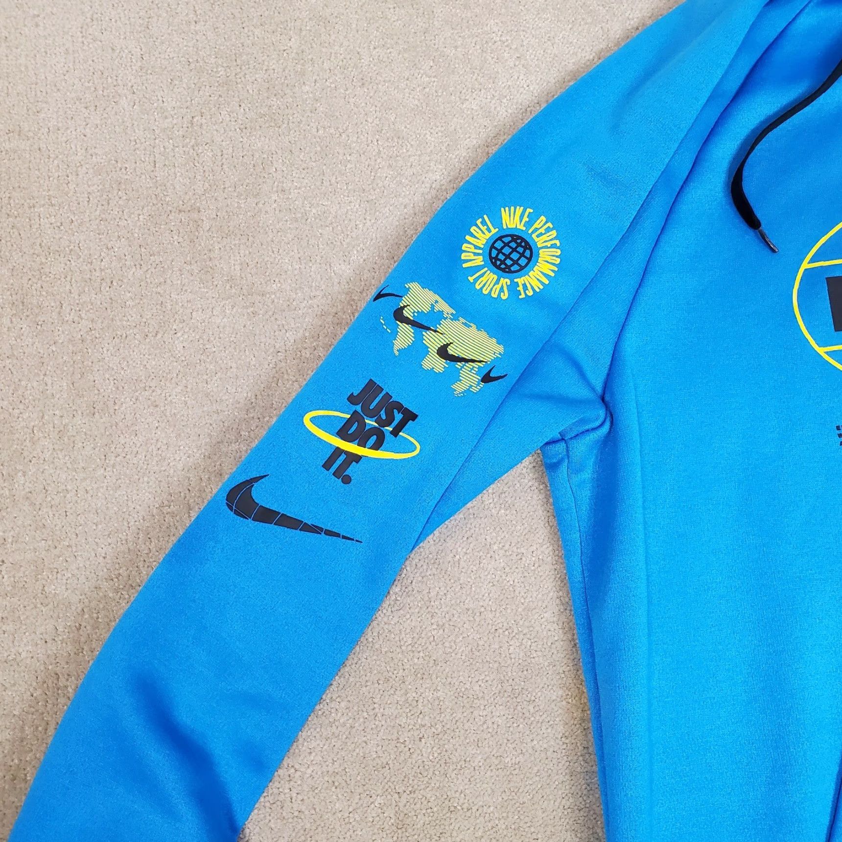 Nike Nike Hoodie Mens Medium Blue Therma Fit Pullover Sweatshirt Logo DQ4840 435 Size US M / EU 48-50 / 2 - 3 Thumbnail