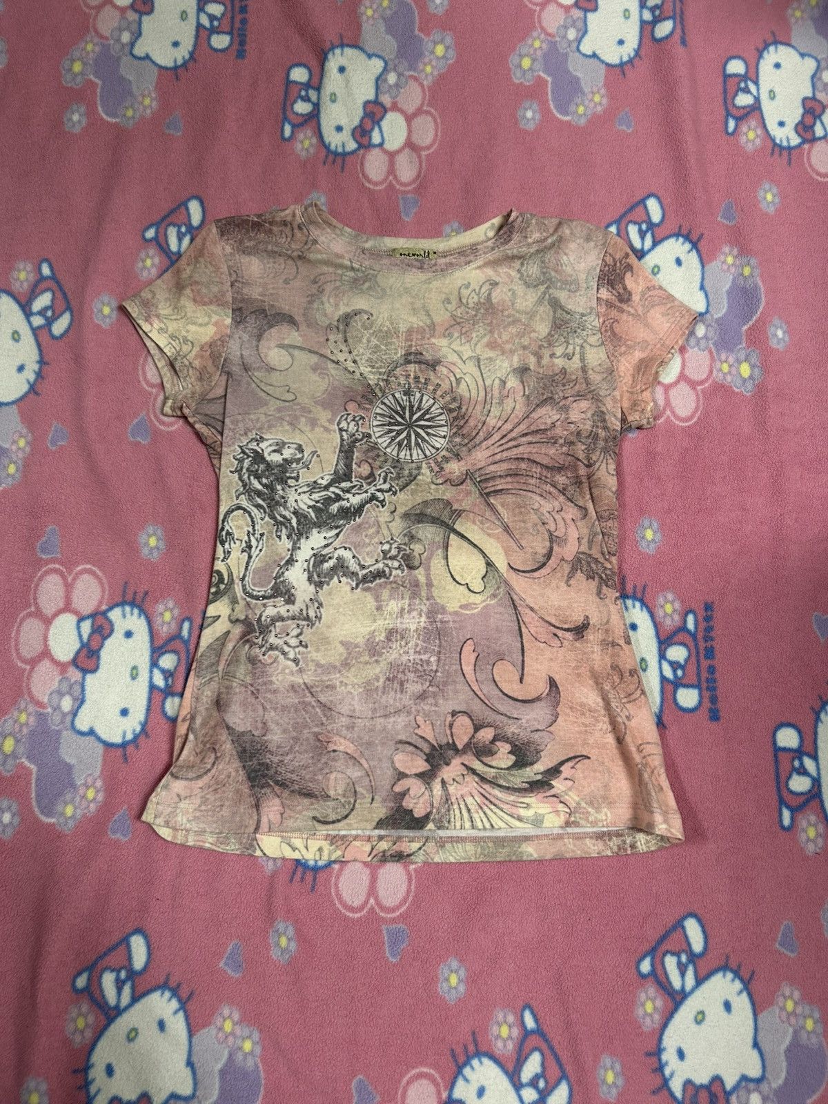 Other One world vintage pink top Size M / US 6-8 / IT 42-44 - 1 Thumbnail
