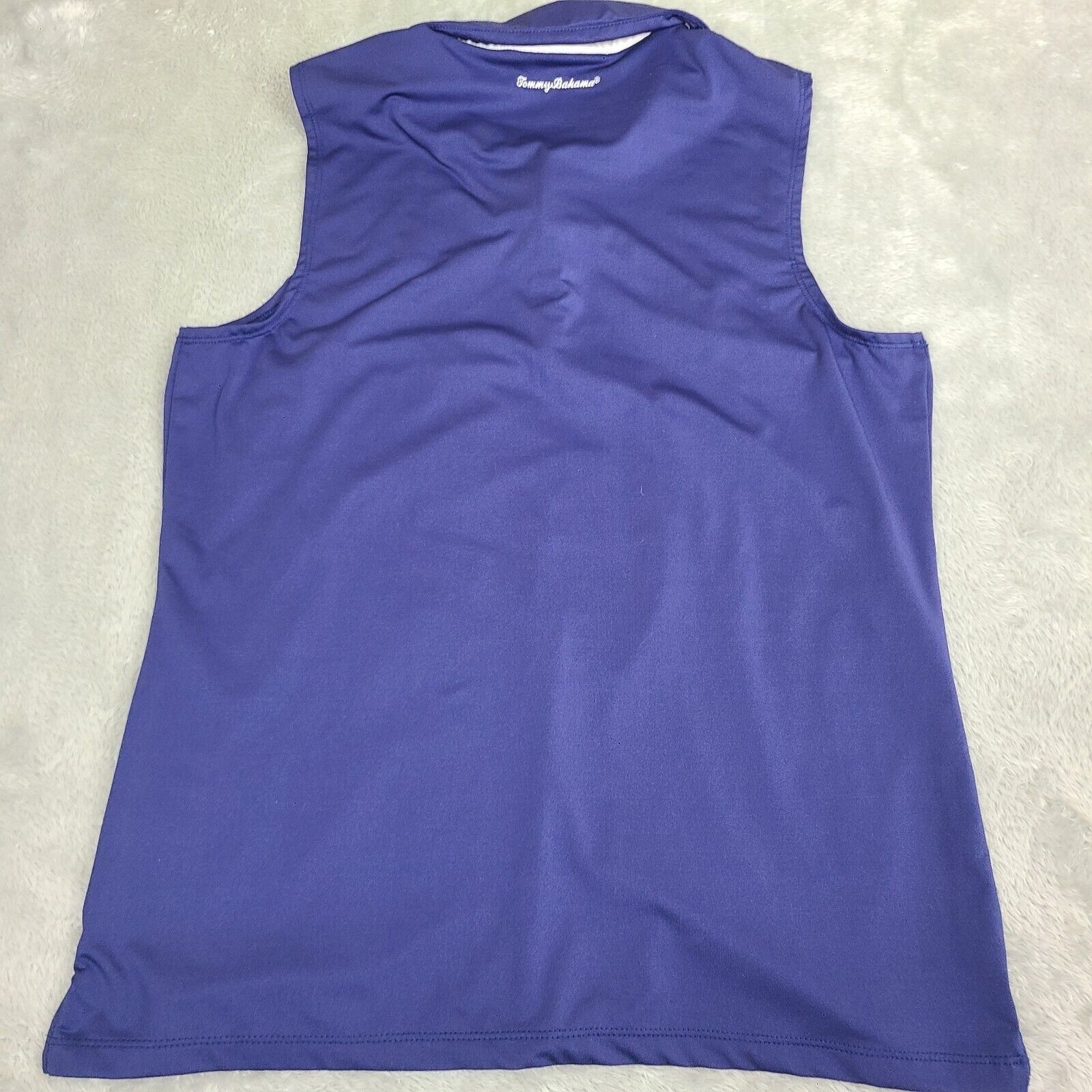 Tommy Bahama Tommy Bahama Golf Blue Collared Tank Top Womens Size Large Size L / US 10 / IT 46 - 7 Thumbnail