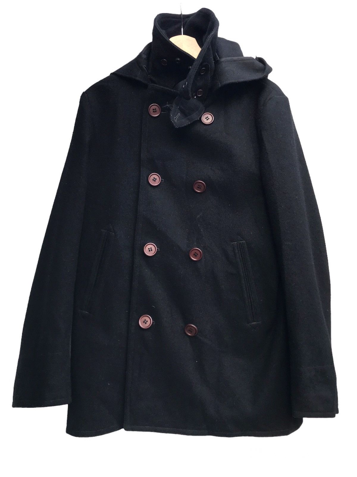 N.Hoolywood AW13/14 N. Hoolywood Test Product Exchange Service Pea Coat Size US M / EU 48-50 / 2 - 2 Thumbnail