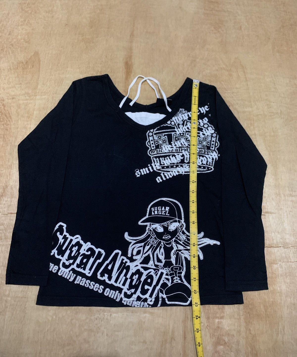 Hysteric Glamour × If Six Was Nine × Japanese Brand Vintage Y2k Sugar Angel Longsleeve Punk style Size US L / EU 52-54 / 3 - 11 Thumbnail