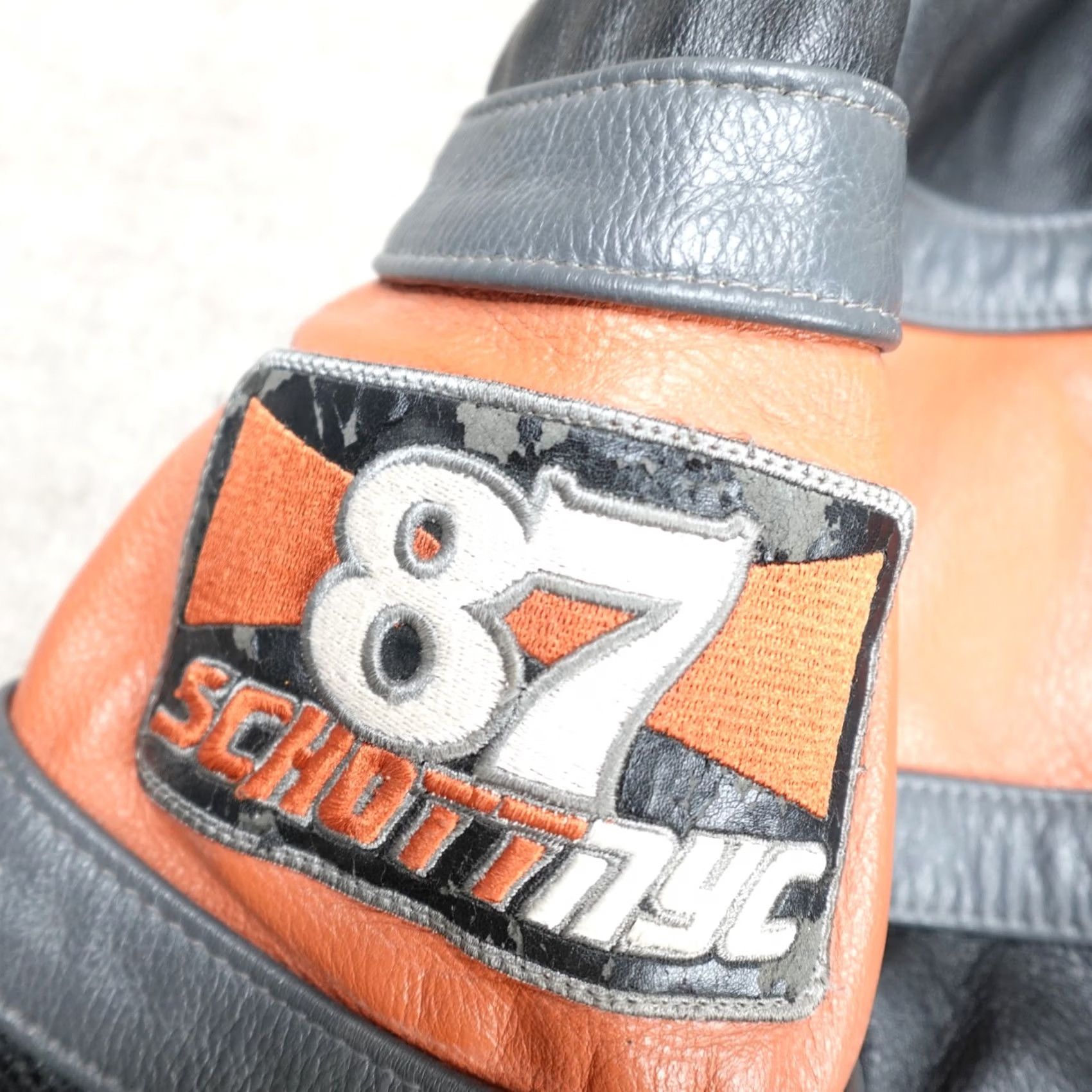 Vintage VINTAGE Schott NYC Mens Jacket Black Leather Cafe Racer 2XL Double Sided Made in USA Size US L / EU 52-54 / 3 - 5 Thumbnail