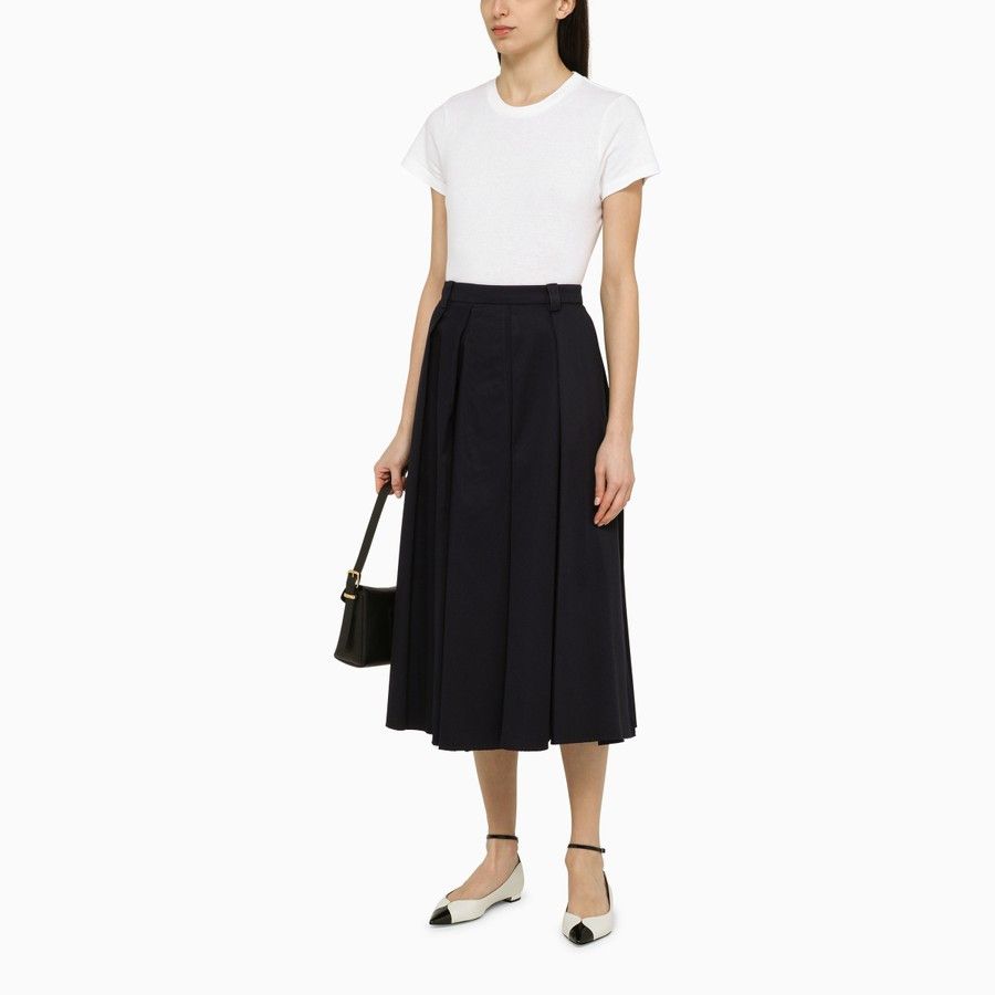 DEPARTMENT5 o1d2blof0824 Cotton Skirts in Navy Blue Size 32" / US 10 / IT 46 - 2 Thumbnail