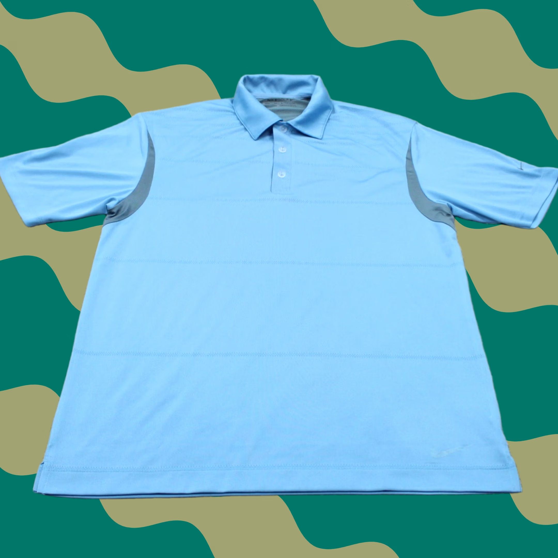 Nike Nike Golf Polo Shirt Mens Small Blue Dri-Fit Short Sleeve 100% Polyester Polo Shirt Size US S / EU 44-46 / 1 - 1 Thumbnail