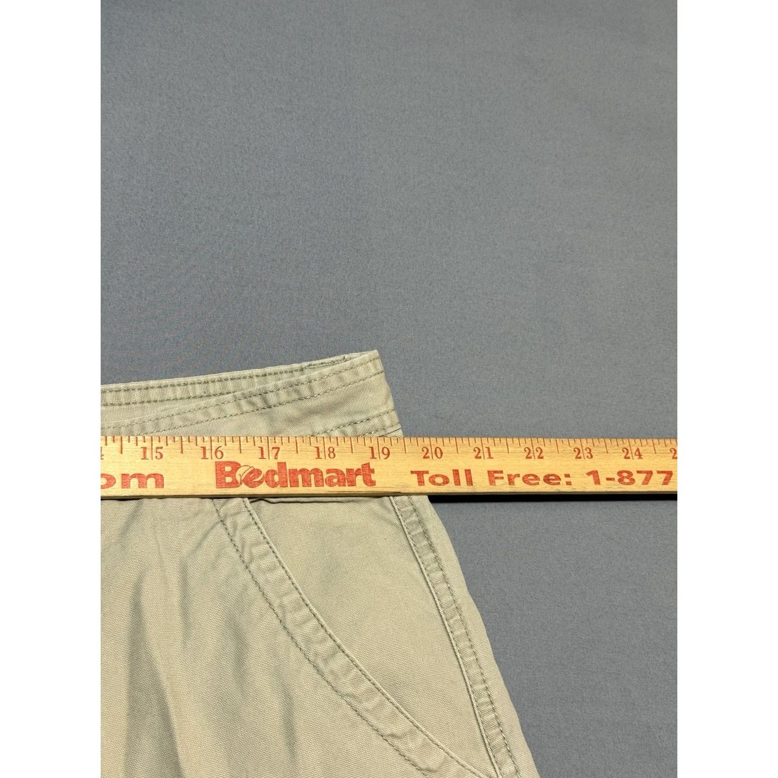 Faded Glory VINTAGE Faded Glory Cargo Pants 40x32 Beige Canvas 90s Army Grunge Wide-Leg Relaxed Mens Pants Size US 40 / EU 56 - 4 Thumbnail