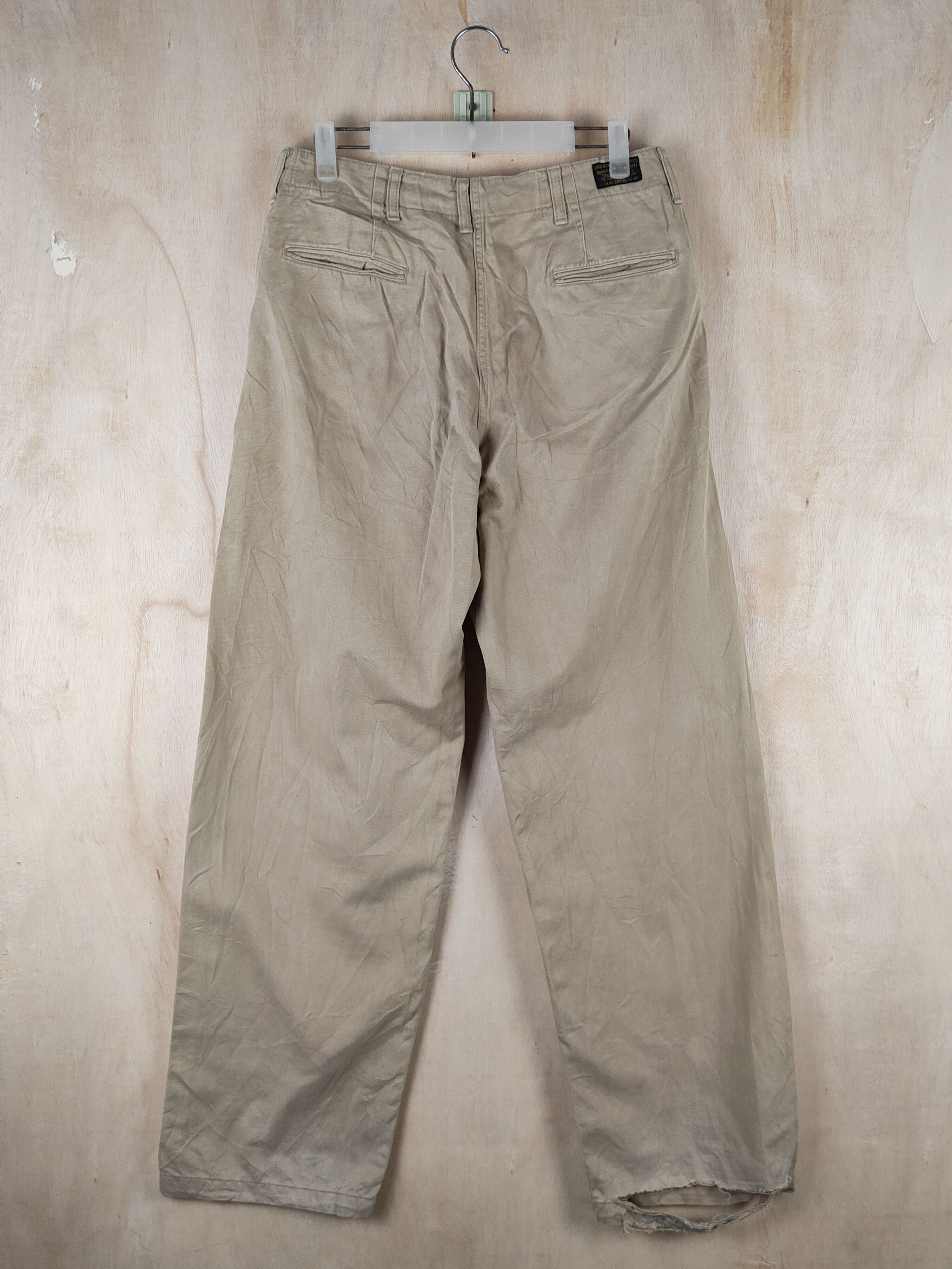 Edwin Edwin Beige chinos vintage Casual Pants #S2514 Size US 29 - 7 Thumbnail