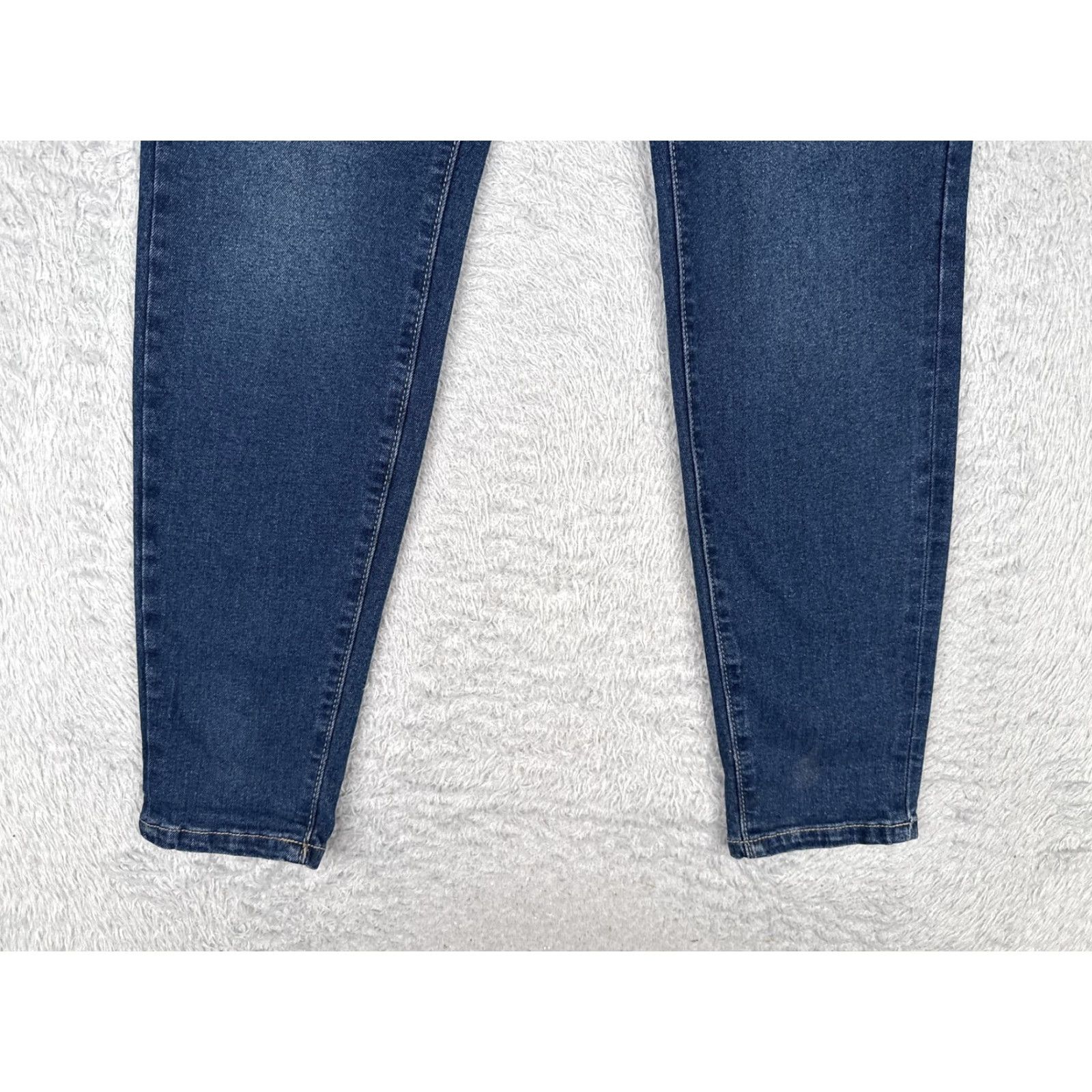 Nanette Lepore Nanette Lepore Jeans Womens 6 Blue Belle High Rise Ankle Skinny Stretch Denim Regular Slim Cotton Polyester Spandex 5-Pocket Design Womens Blue Jeans Size 28" / US 6 / IT 42 - 2 Thumbnail
