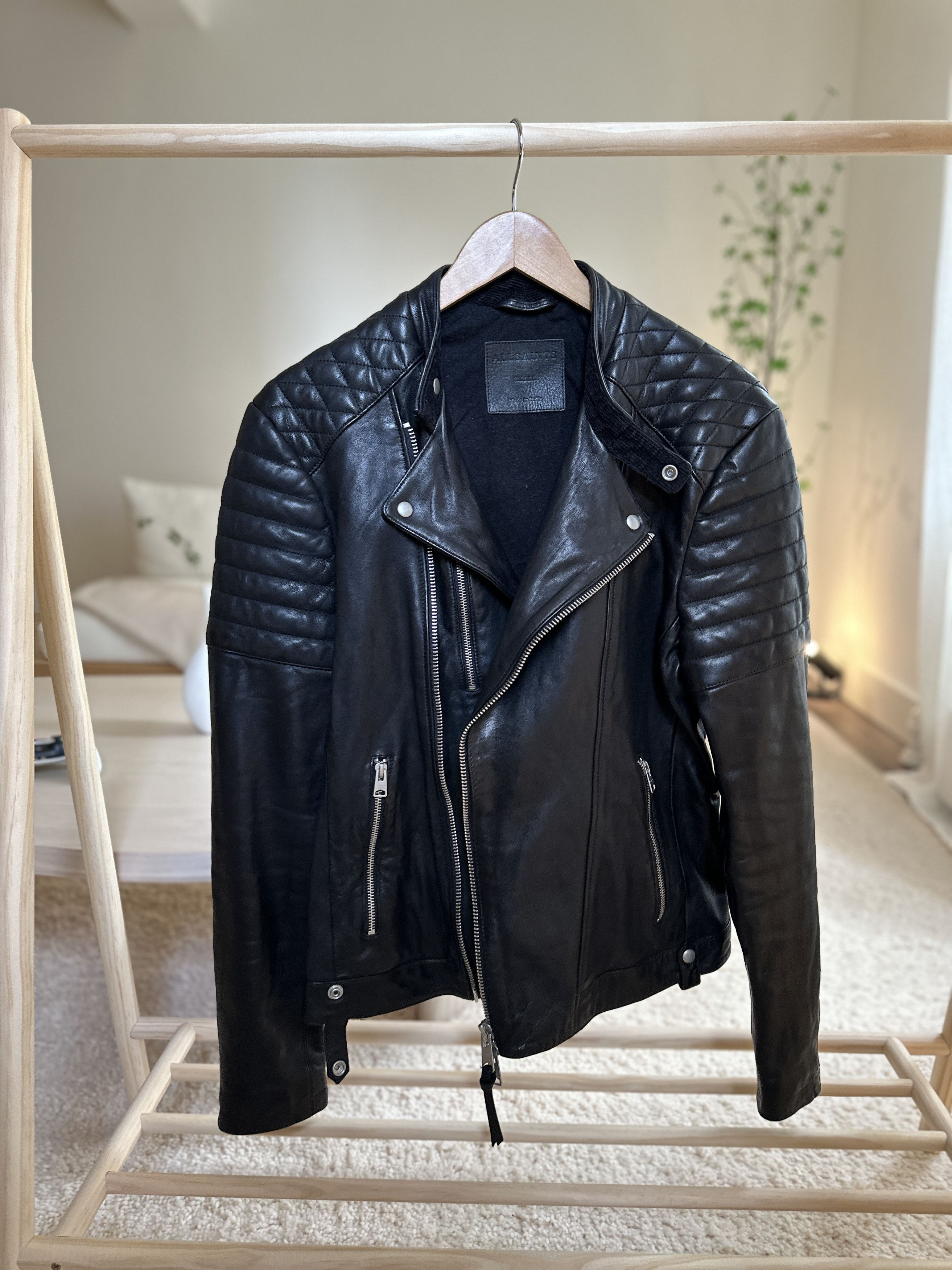 Allsaints Allsaints Jasper Biker Leather Jacket Grailed