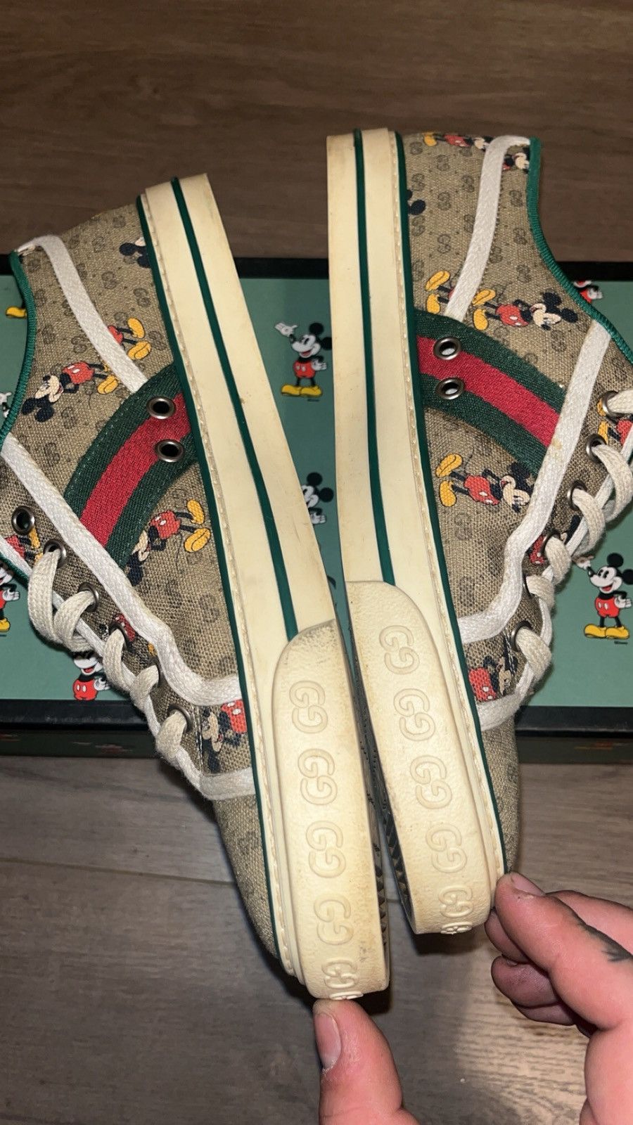 Gucci Gucci x Disney Mickey Mouse Tennis Size US 9 / EU 42 - 4 Thumbnail