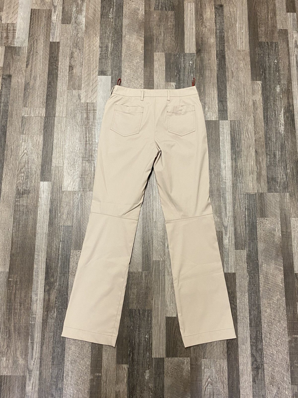 Prada Prada Linea Rossa Trousers Khaki Pants Red Tab Rare Size US 26 / EU 42 - 10 Thumbnail