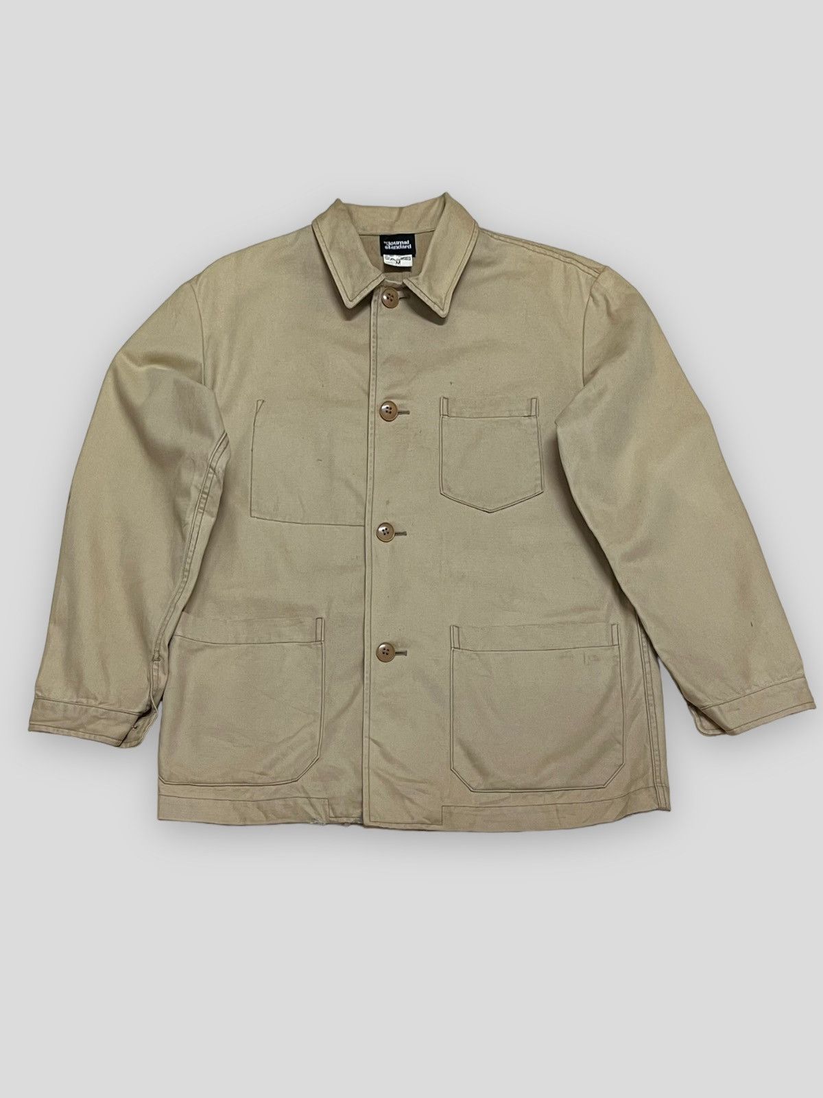 image of Send Offervintage Journal Standard Chore Distressed Jacket in Yellow, Men's (Size Medium)