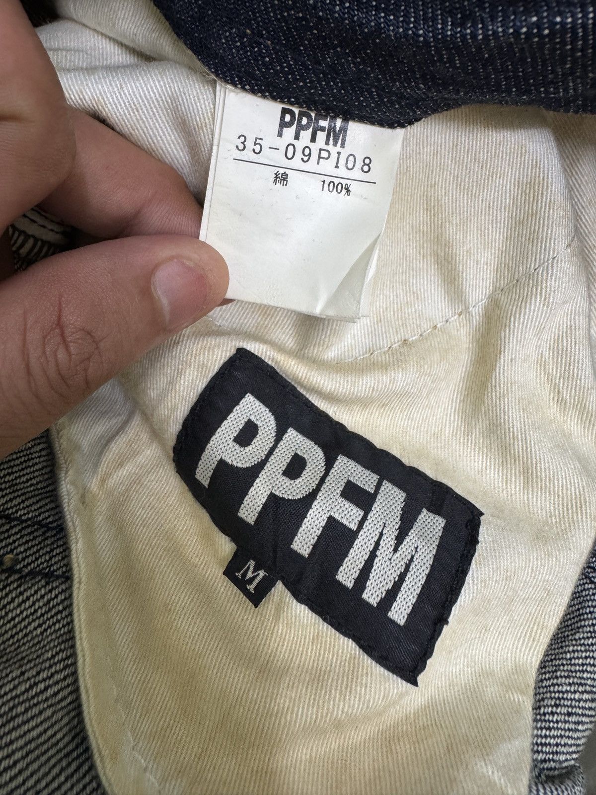 PPFM Vintage PPFM Curved Leg Banana Cut Zipper Punk Jeans Size US 30 / EU 46 - 16 Thumbnail