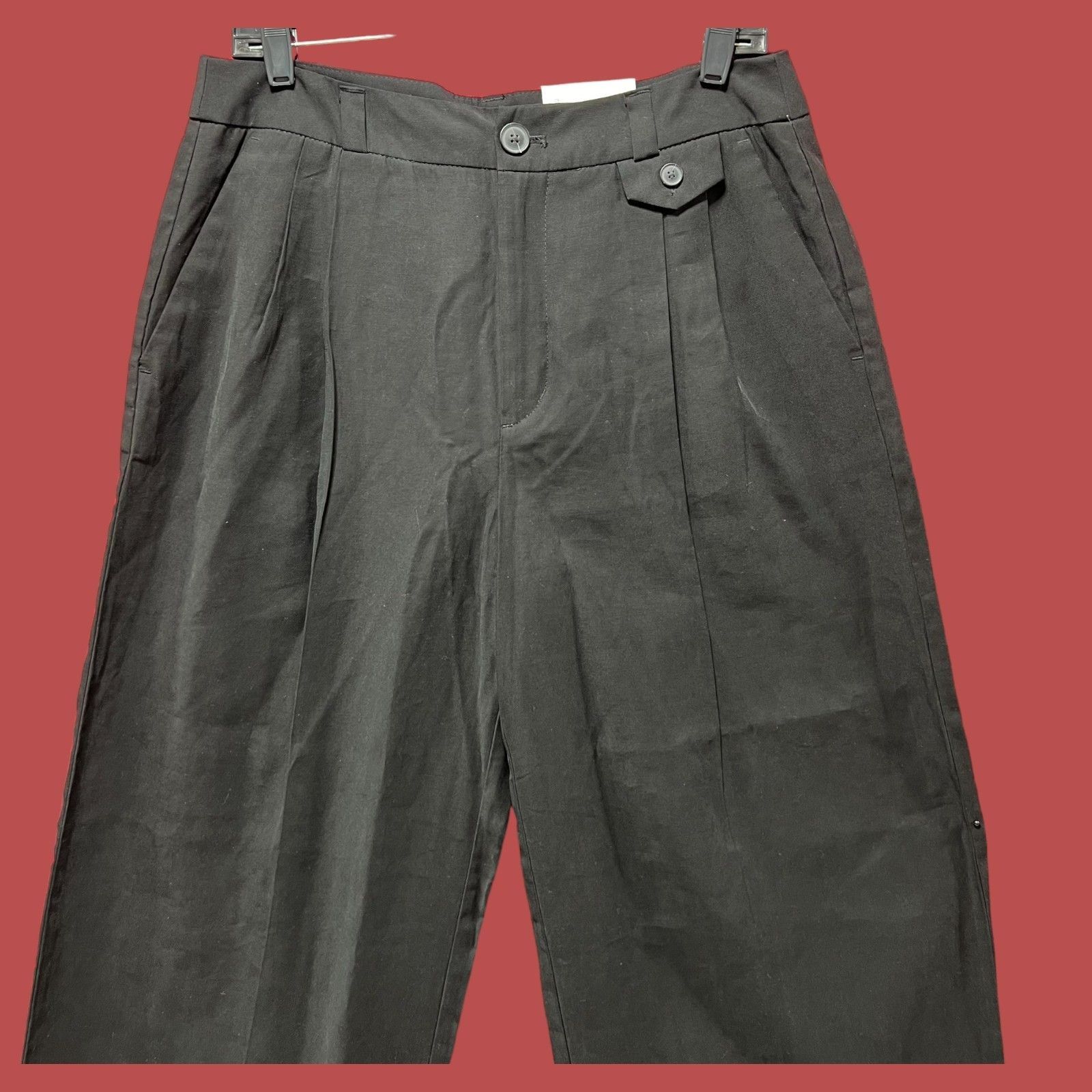 Other A New Day - Women's High Rise Pants Relaxed Hip & Thing - Bl Size 32" / US 10 / IT 46 - 11 Thumbnail