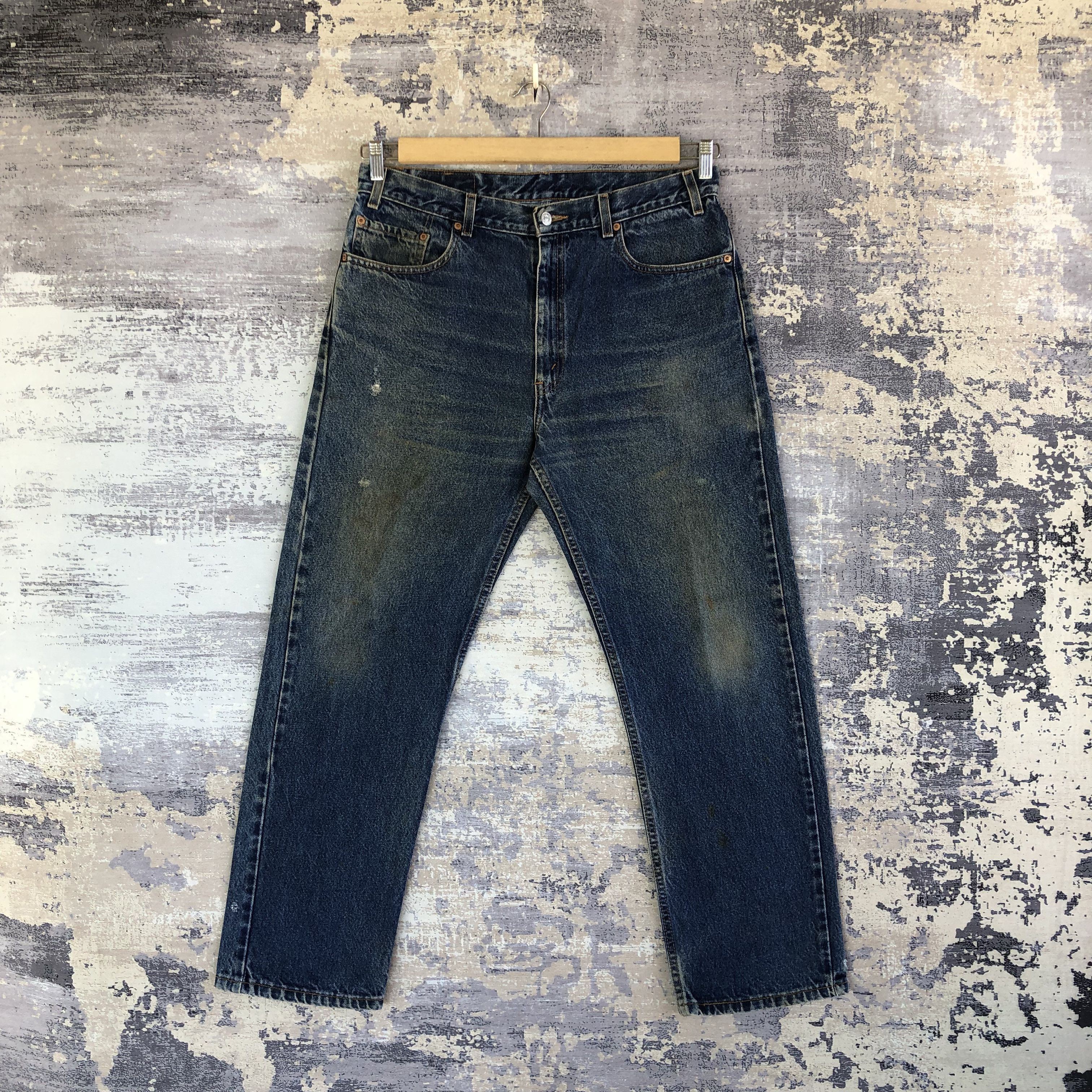 Levi's Vintage Dirty Levis 505 Jeans Stonewash Levi's Faded Denim Size US 34 / EU 50 - 1 Thumbnail