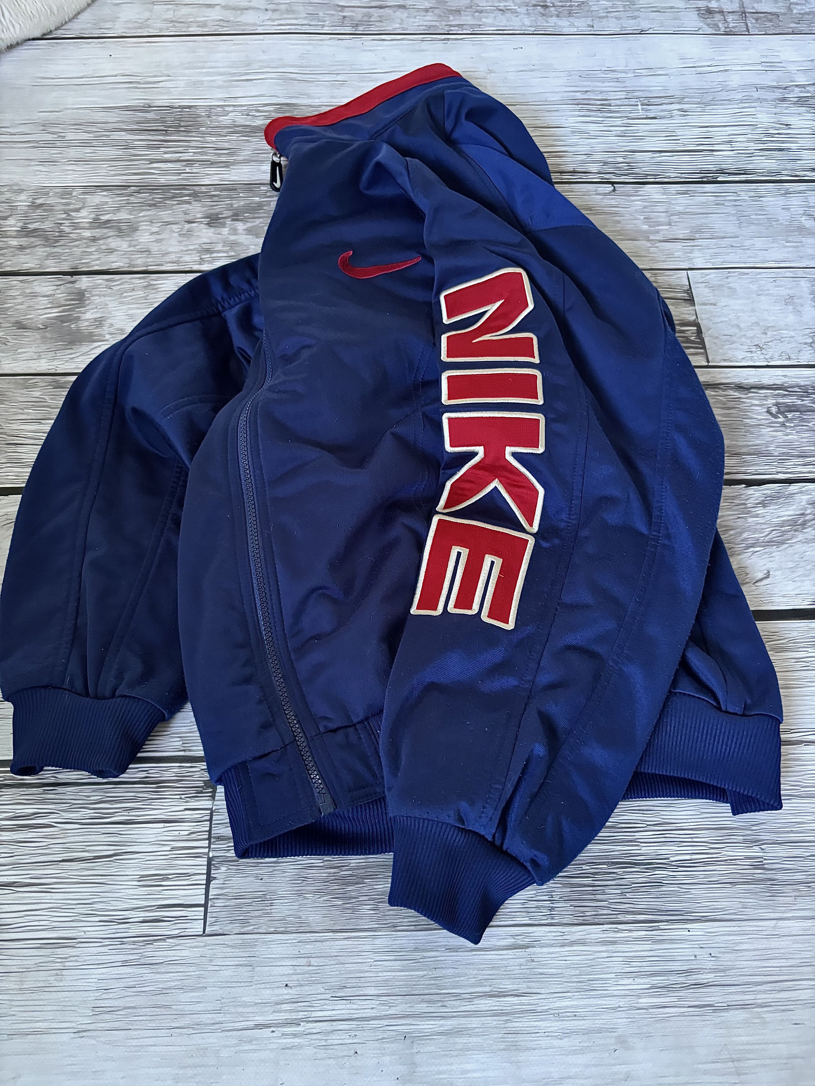Nike Vintage Y2K Nike Nylon Drill Track Jacket Big Swoosh Size US M / EU 48-50 / 2 - 2 Thumbnail