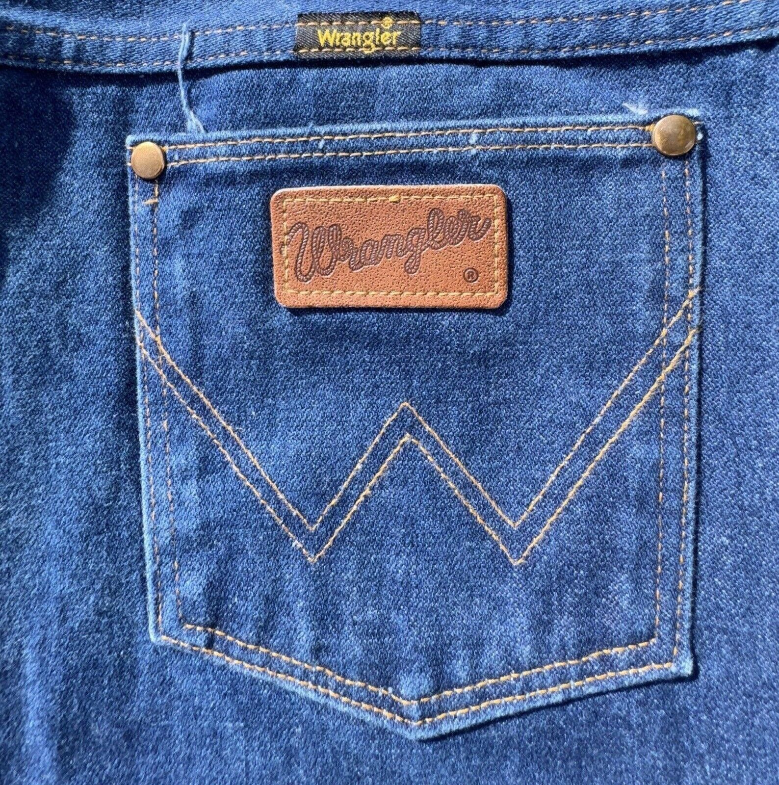 Wrangler Vintage Wrangler 80s 90s Original Cowboy Cowboy Jeans 38x30 Size US 38 / EU 54 - 9 Thumbnail