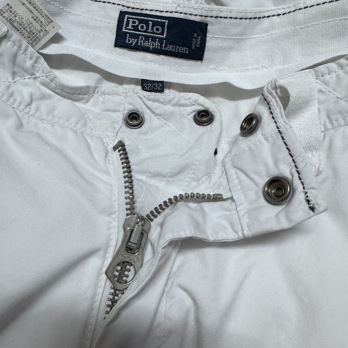 Polo Ralph Lauren Polo Ralph Lauren Sailor Tactical White Cargo Pants Size US 32 / EU 48 - 16 Thumbnail