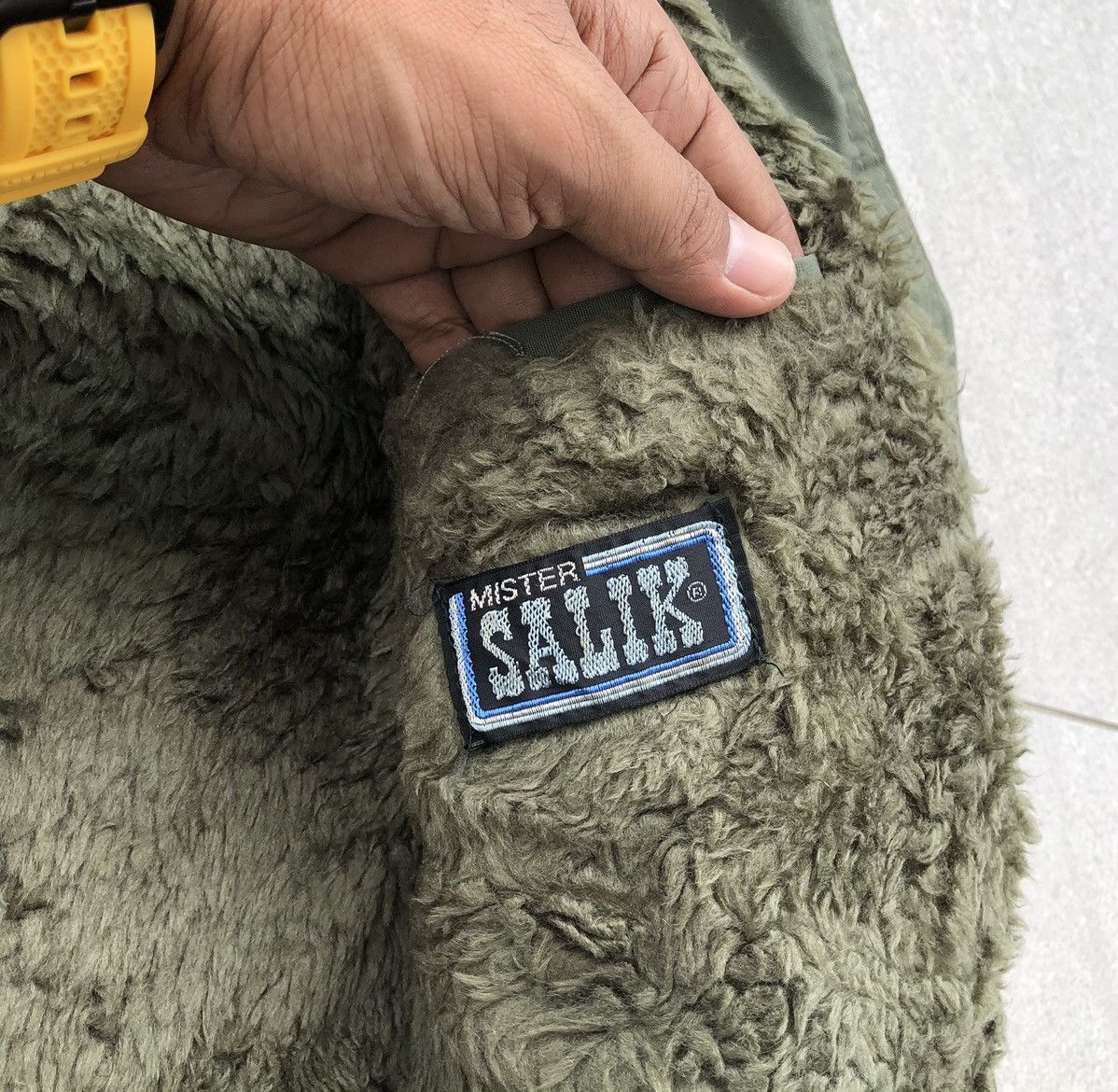 Vintage Vintage 70s Military B-10 Sherpa Flight Bomber Jacket Size US M / EU 48-50 / 2 - 16 Thumbnail