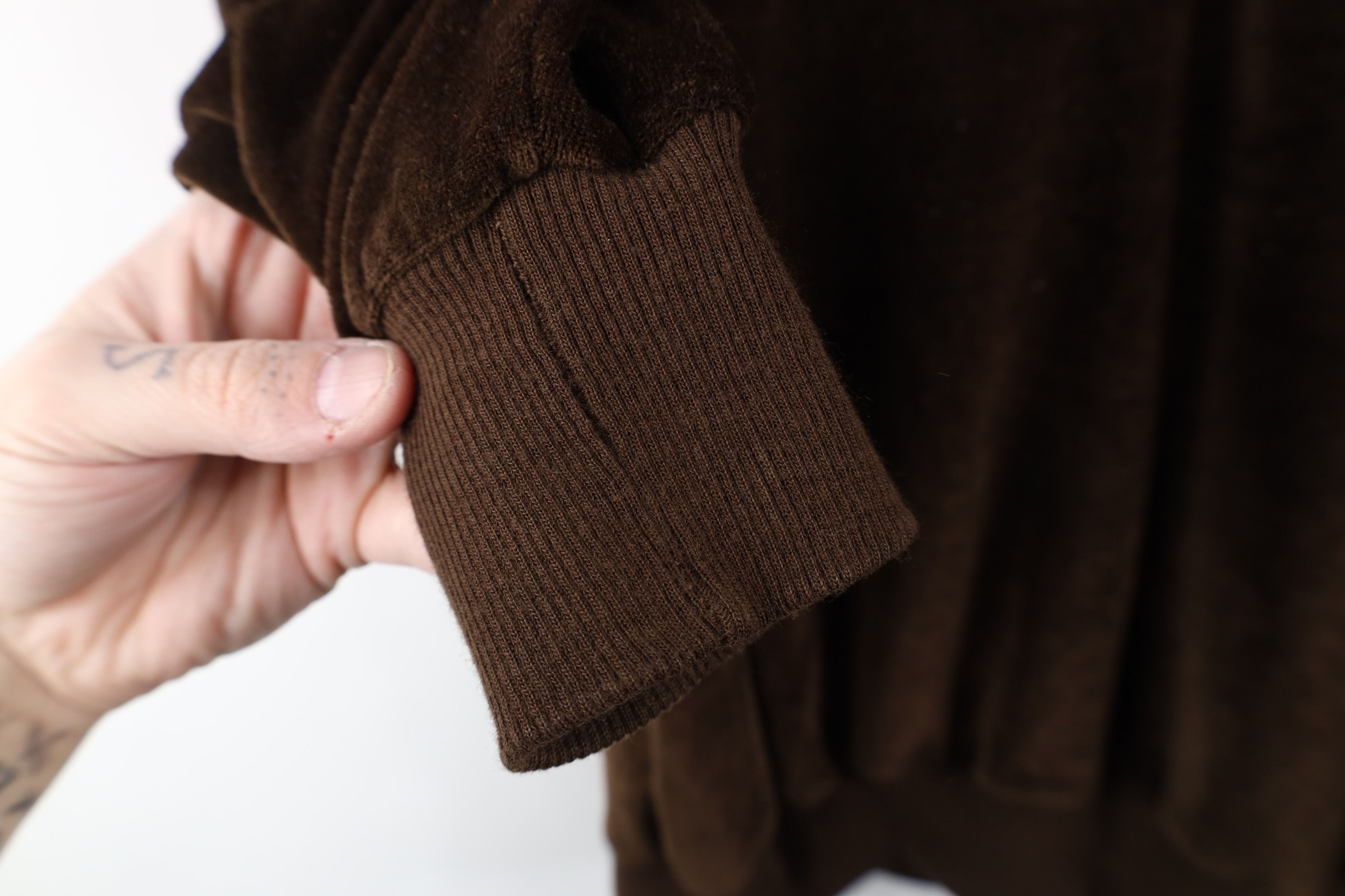Vintage Vintage 70s Streetwear Collared Pullover Sweater Brown Size US L / EU 52-54 / 3 - 10 Thumbnail