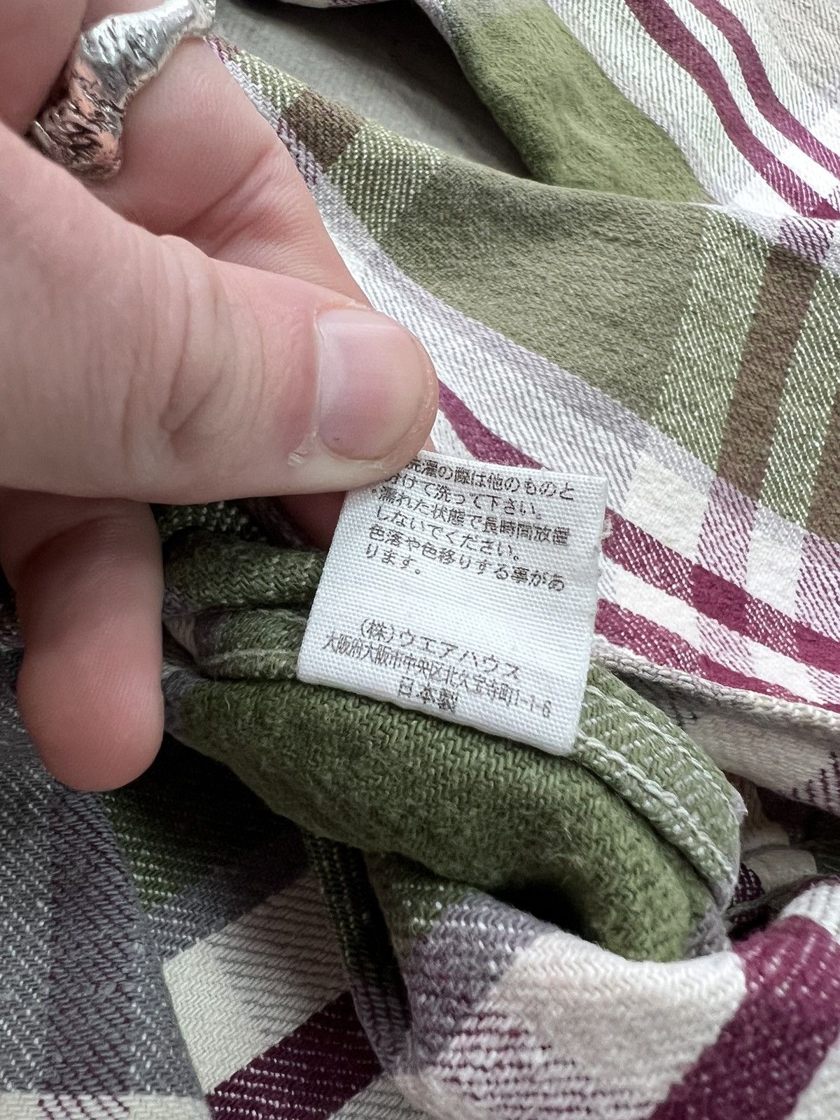 Japanese Brand × Warehouse Warehouse Dubble Works Double Pocket Plaid Flannel Shirt Size US M / EU 48-50 / 2 - 8 Thumbnail