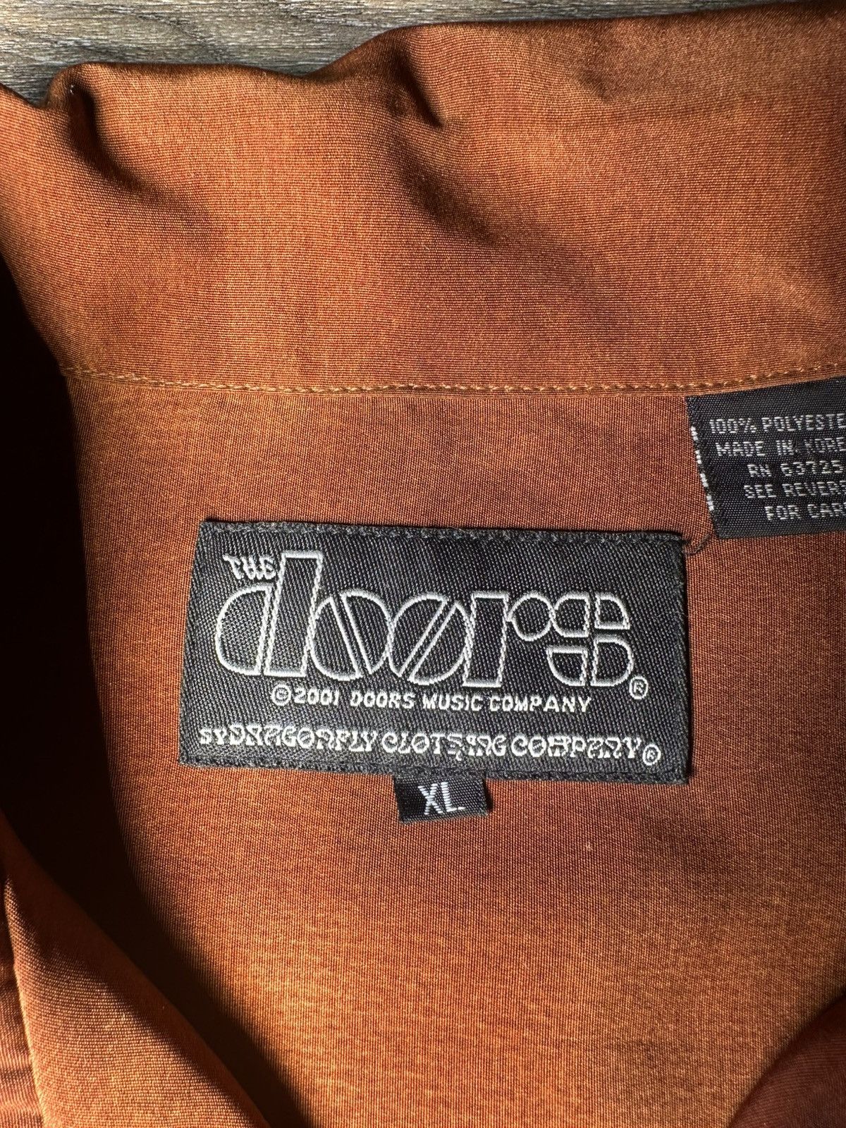 Other Vintage Dragonfly Mens 2001 Jim Morrison The Doors Shirt Size US XL / EU 56 / 4 - 7 Thumbnail