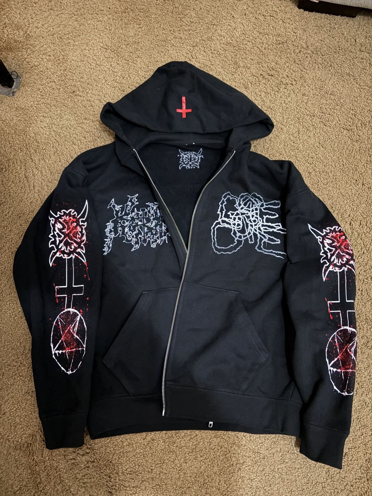 Playboi Carti × Streetwear Burberry Erry Teenage Punx Glitter