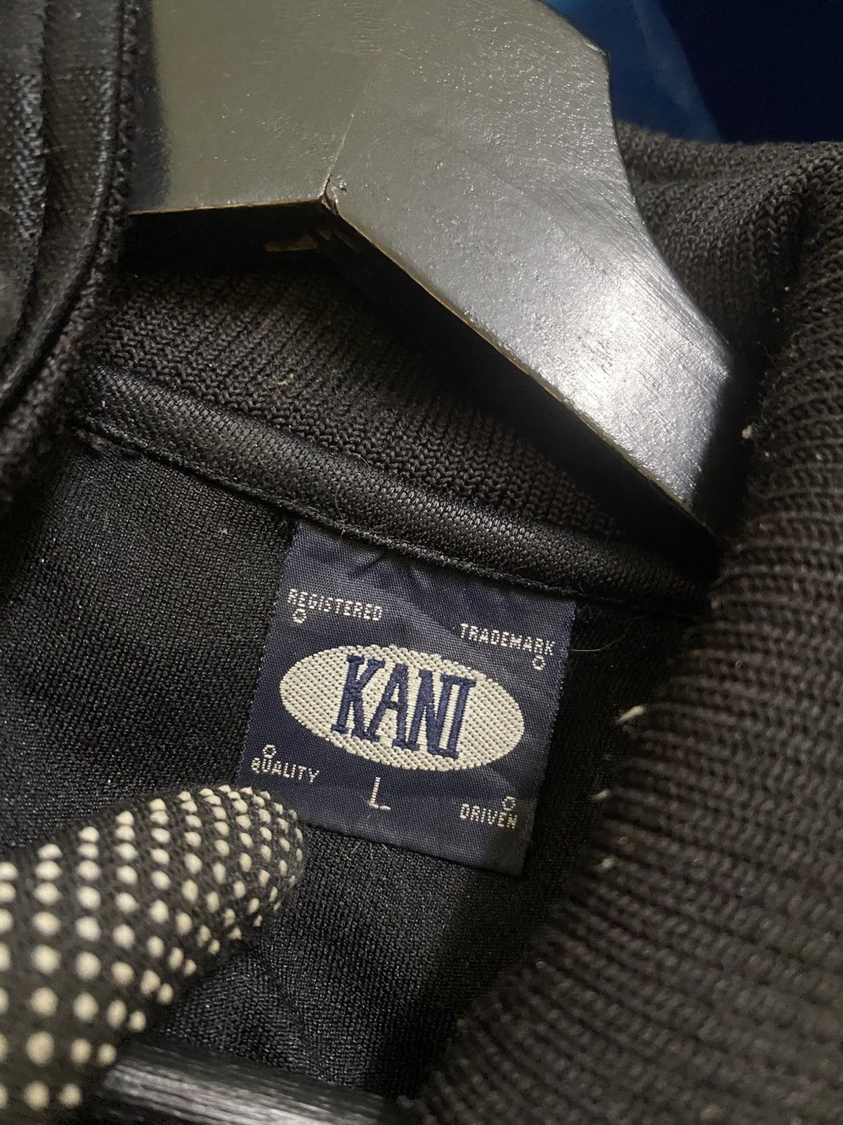 Karl Kani Vintage KANI Sport Black Logo Track Jacket - Size L - 2000s Size US L / EU 52-54 / 3 - 5 Thumbnail