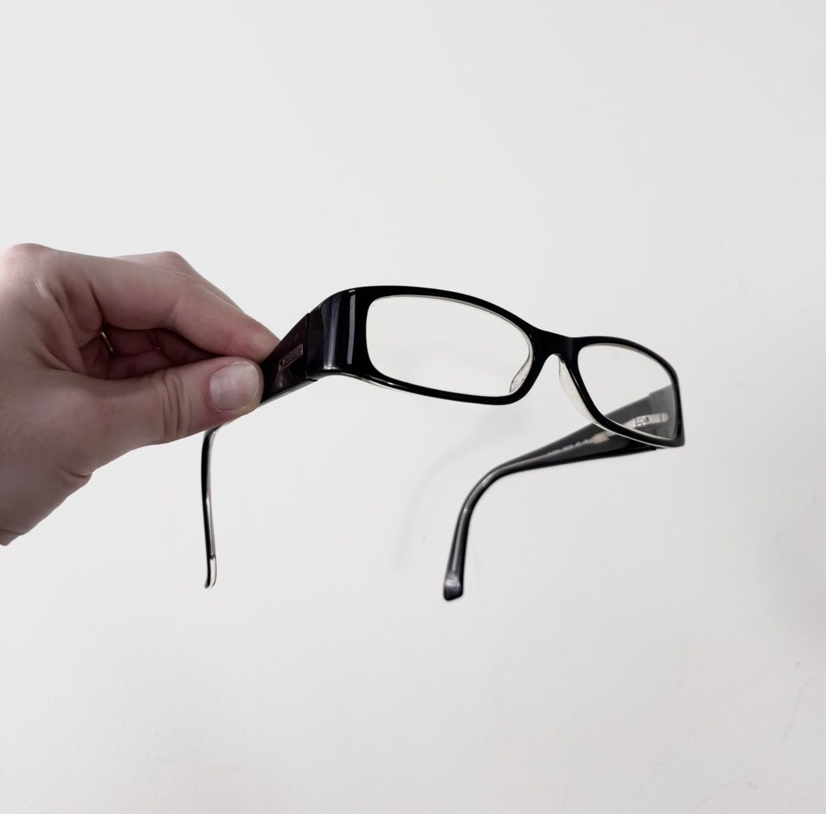 Moschino Moschino Eyeglasses Frame Rectangle Black M3733-V Size ONE SIZE - 3 Thumbnail