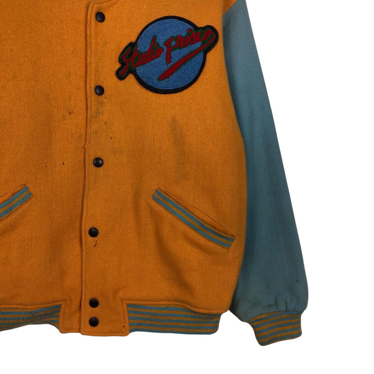 Hysteric Glamour 📌Vintage Bomber Jacket Studio Frisco Big Logo Embroidered Size US L / EU 52-54 / 3 - 6 Thumbnail