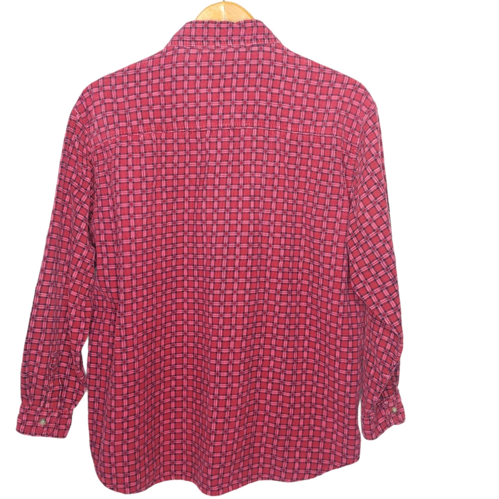 Mickey Unlimited VINTAGE Mickey Unlimited Mickey Mouse Shirt Women L Long Sleeve Red Plaid 90s Size L / US 10 / IT 46 - 4 Thumbnail