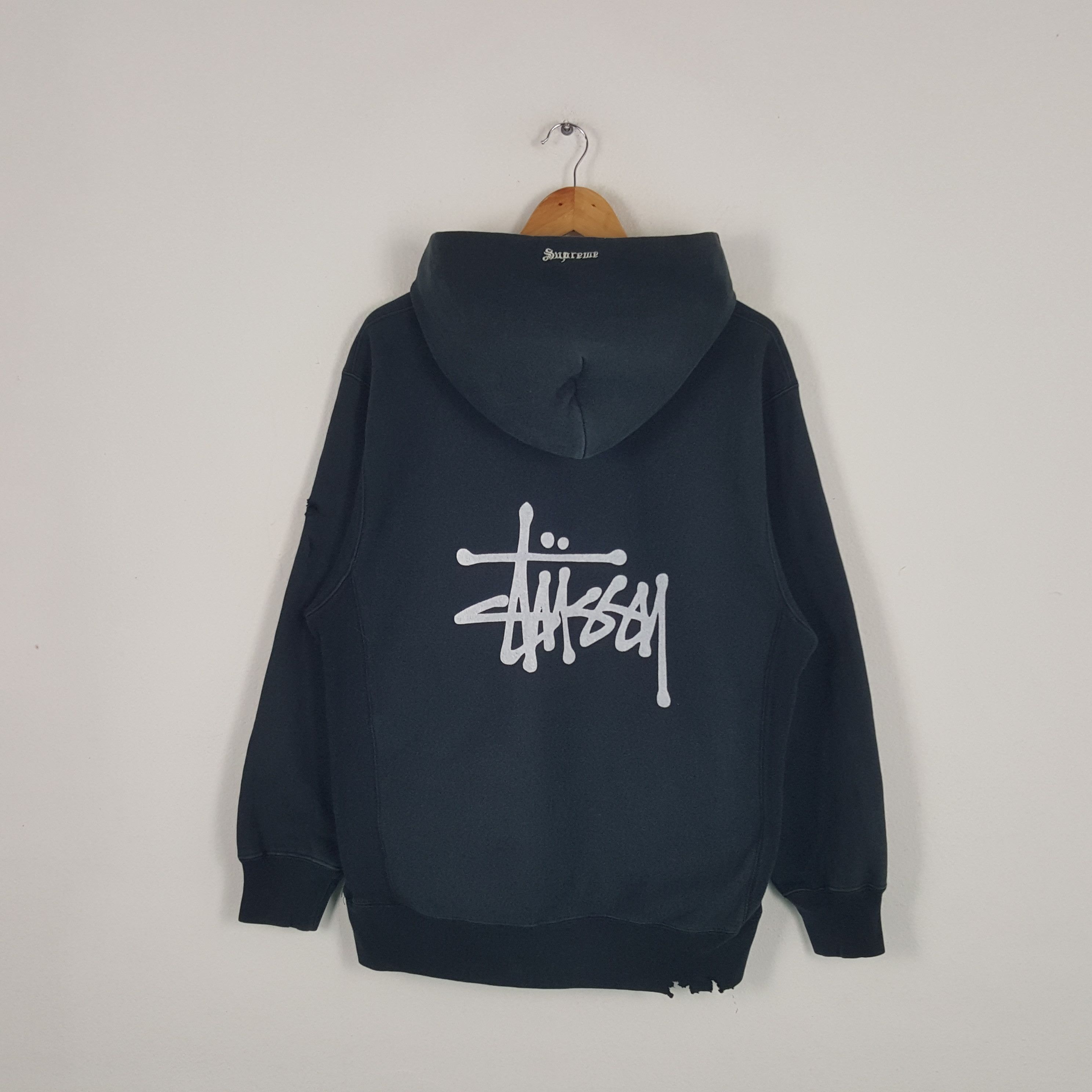 Stussy x supreme hoodie clearance
