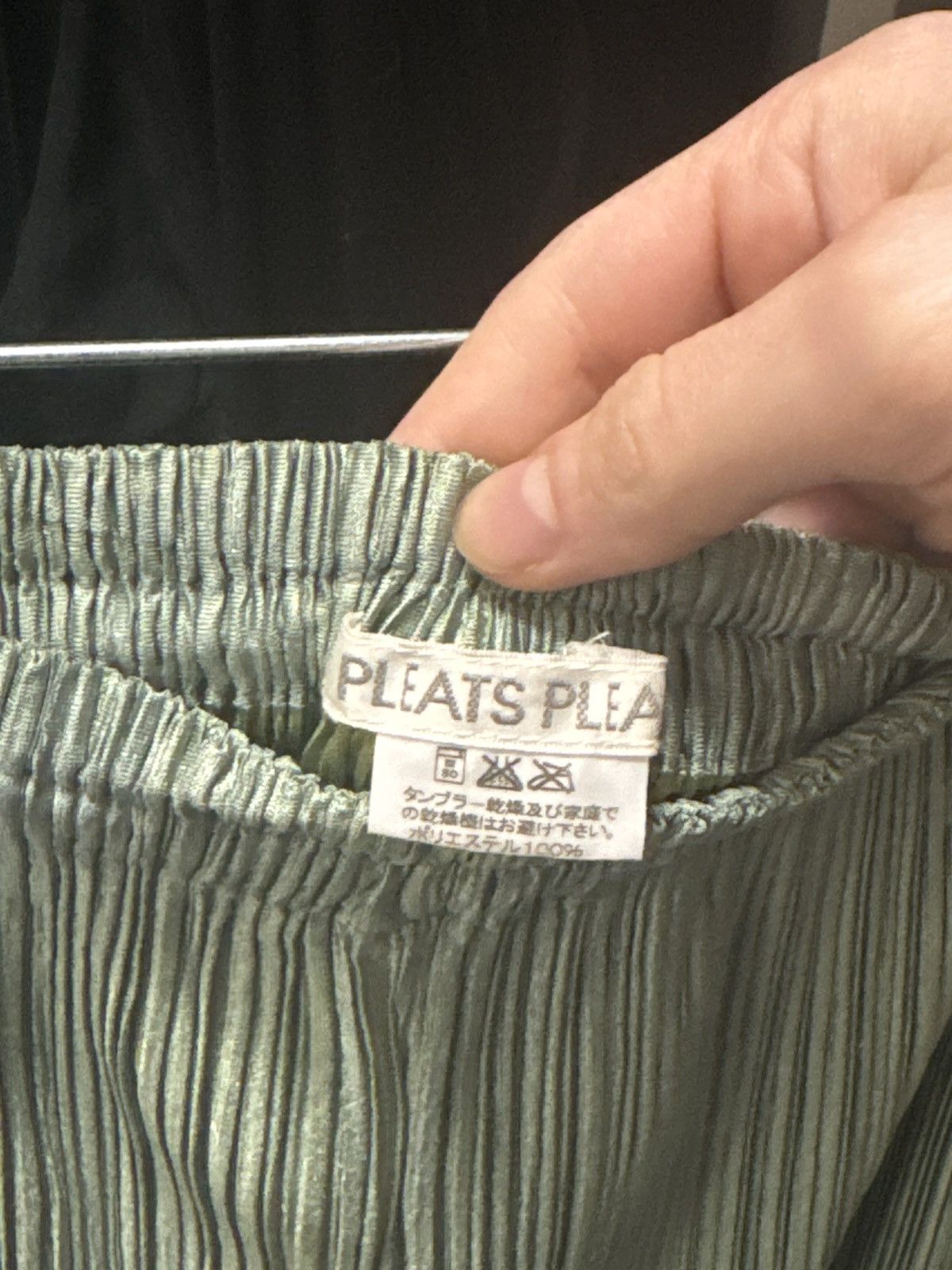 Issey Miyake × Pleats Please Issey Miyake Pleats Please Two-Tone Green Pants Size 27" / US 4 / IT 40 - 5 Thumbnail