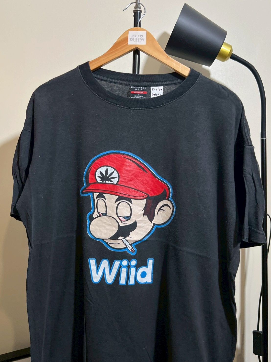 Nintendo × Vintage Vintage Super Mario Parody Marijuana Nintendo shirt bnz02 Size US L / EU 52-54 / 3 - 2 Thumbnail