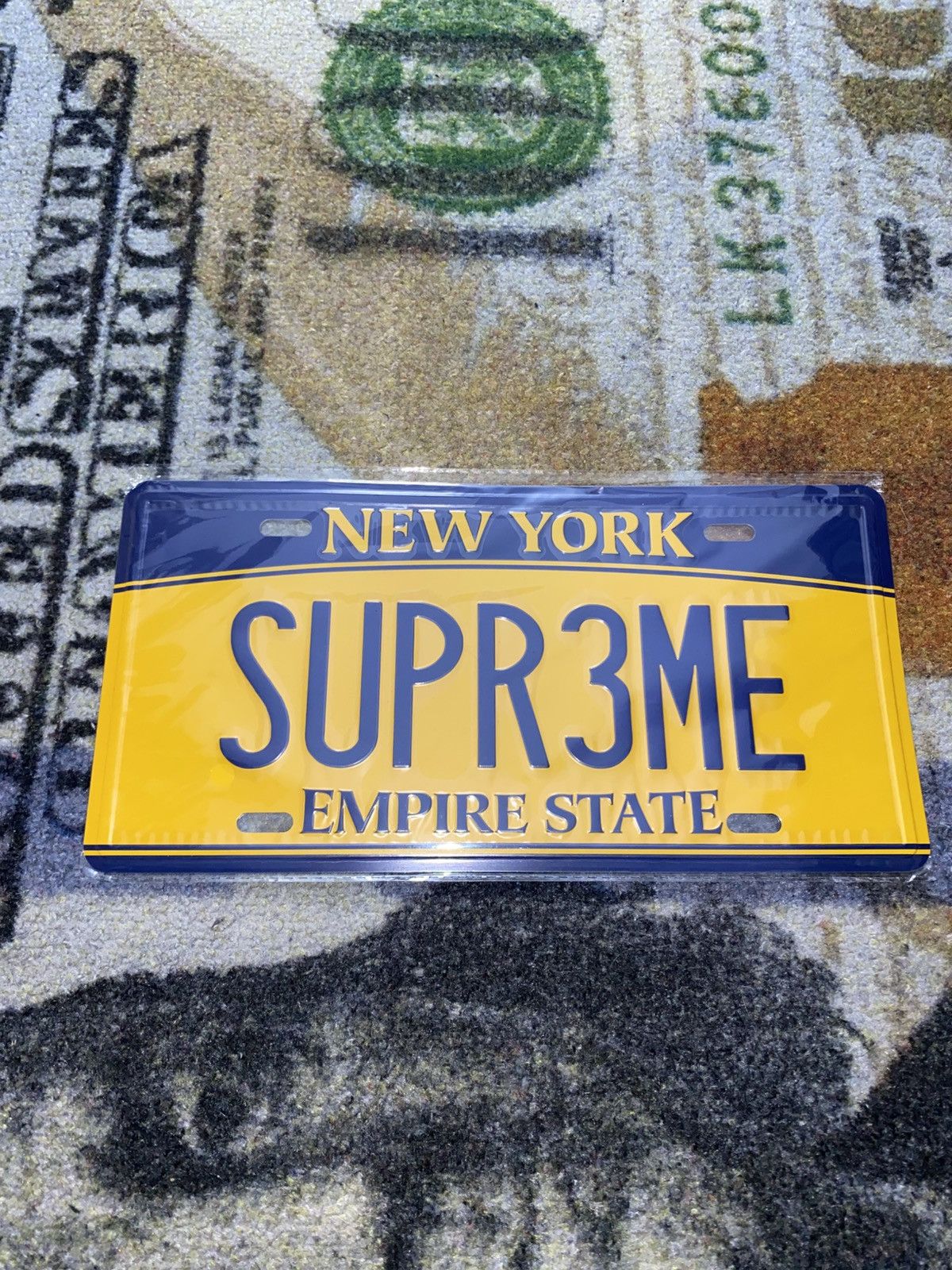 Supreme License Plate