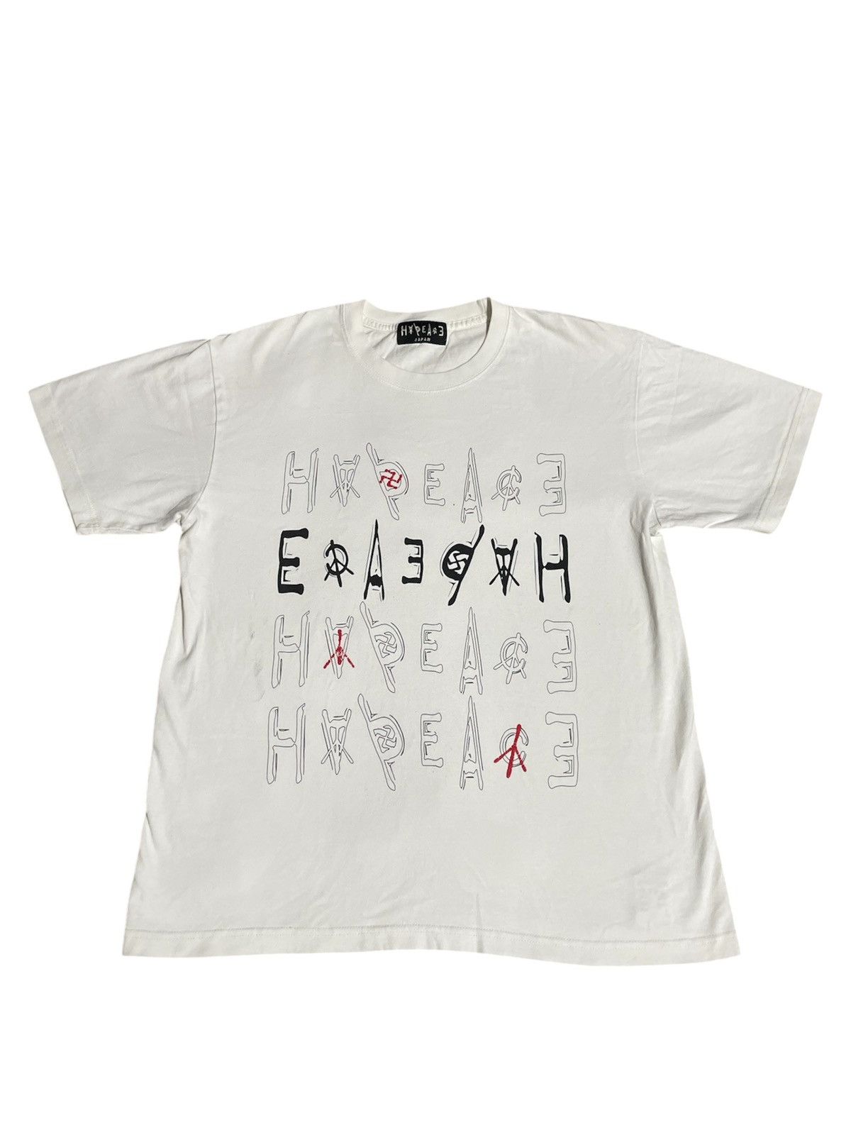 Designer × Japanese Brand Hypeace x Nazi punk x Anarchy t shirt Size US M / EU 48-50 / 2 - 1 Thumbnail